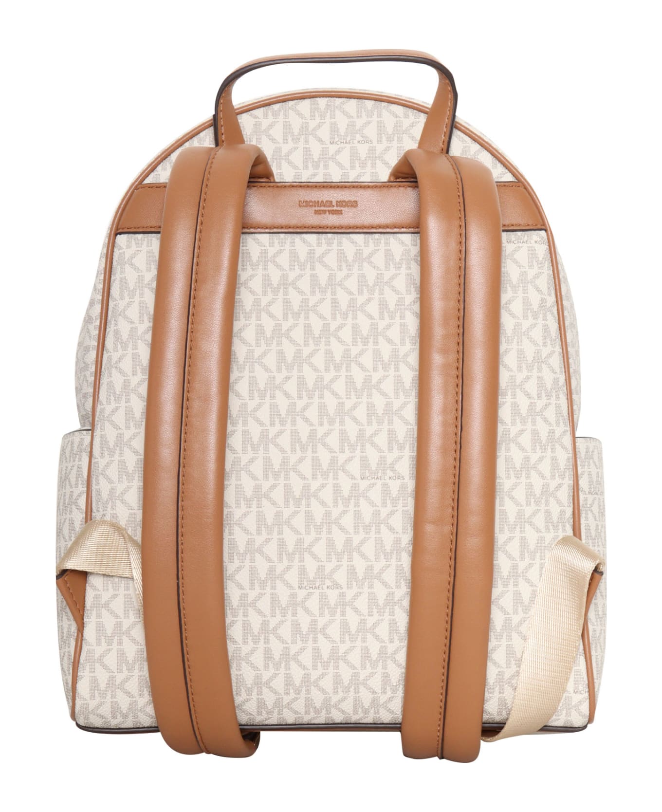 Michael Kors White Backpack With Logo - WHITE