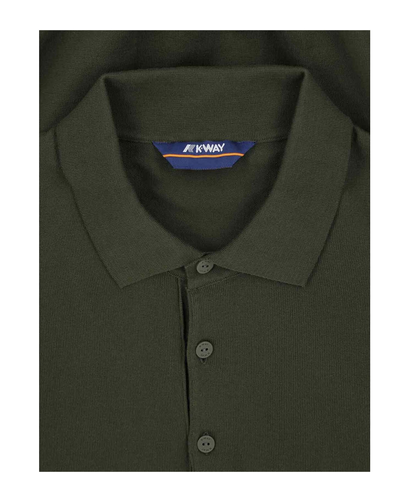 K-Way Polo Shirt "pleyne" - Green