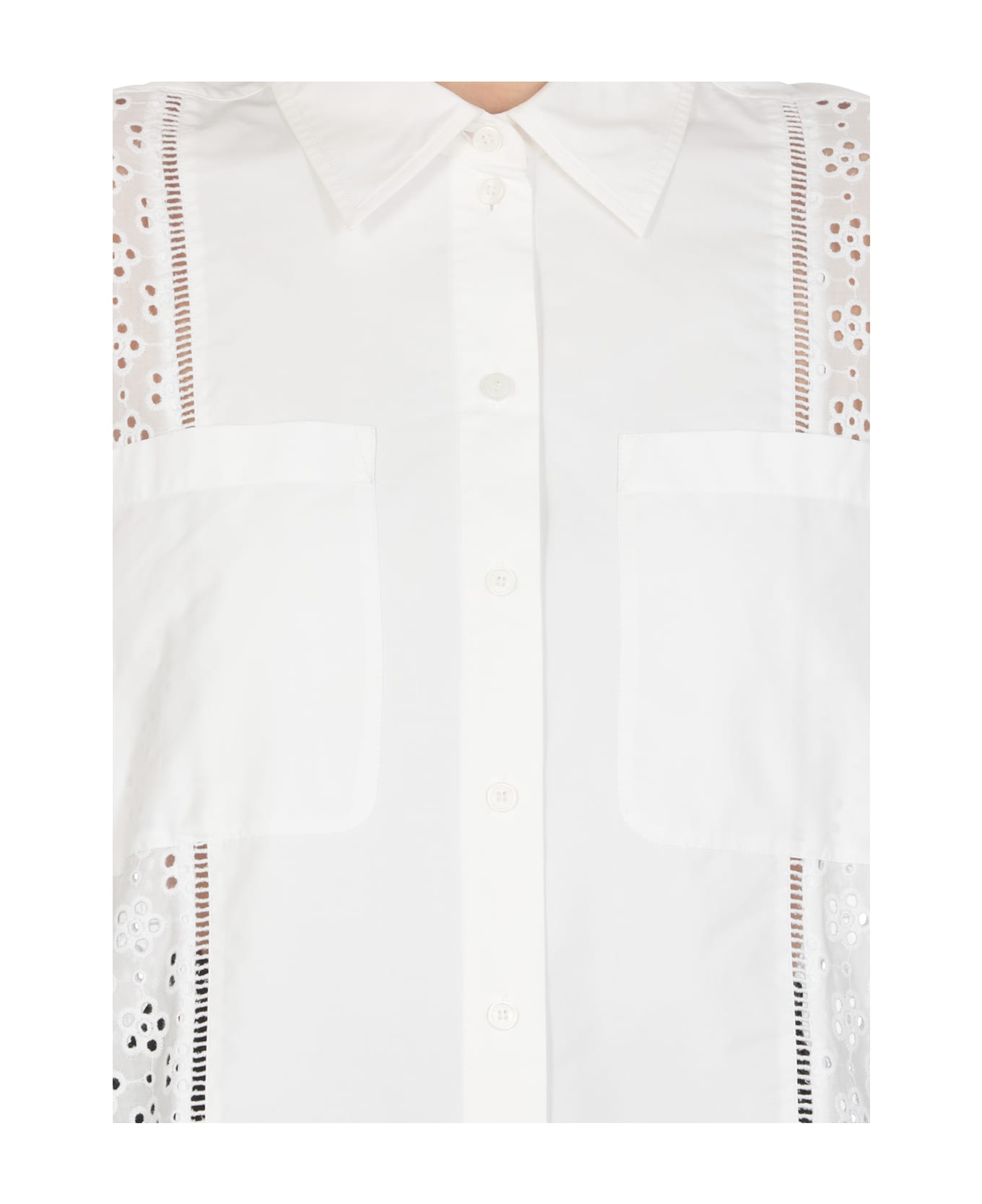Kenzo Anglaise Oversized Shirt - White