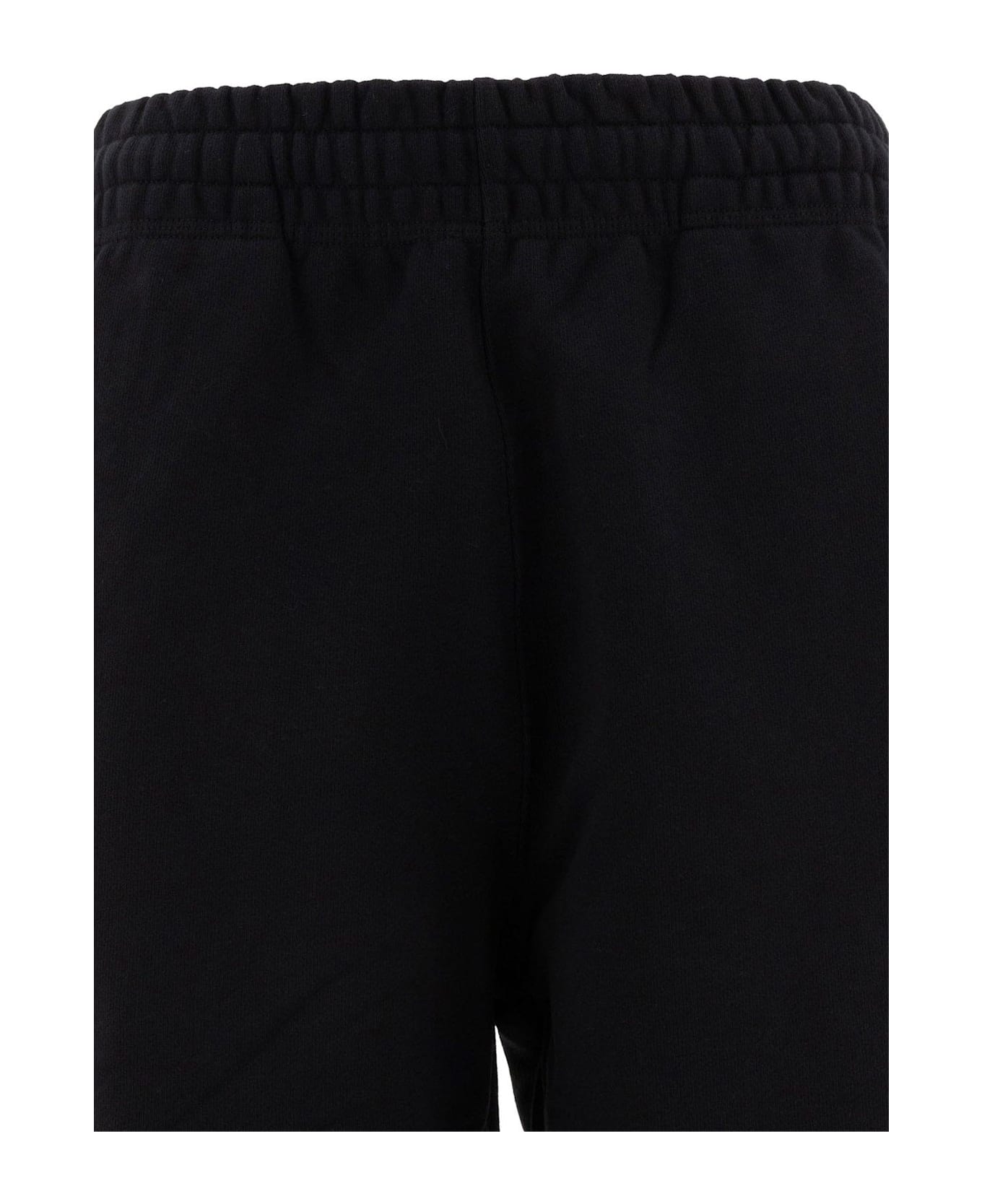 Burberry Check Printed Straight-leg Track Pants - Black