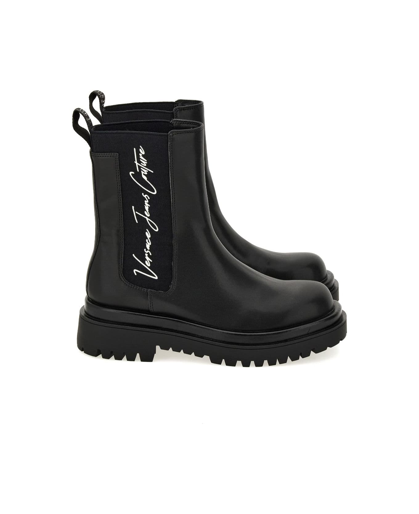 Versace Jeans Couture Ankle Boots - Black