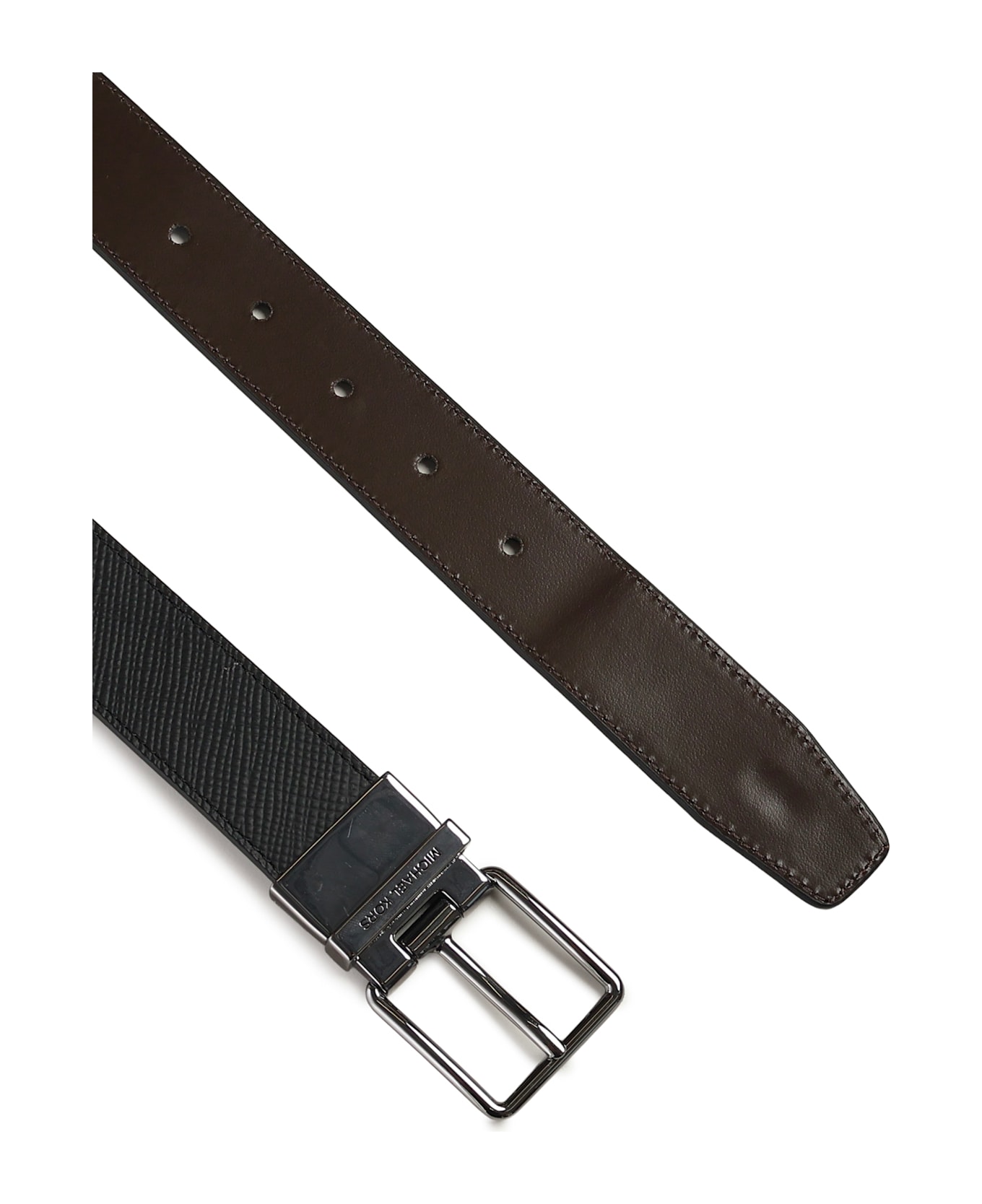 MICHAEL Michael Kors Leather Belt - Black