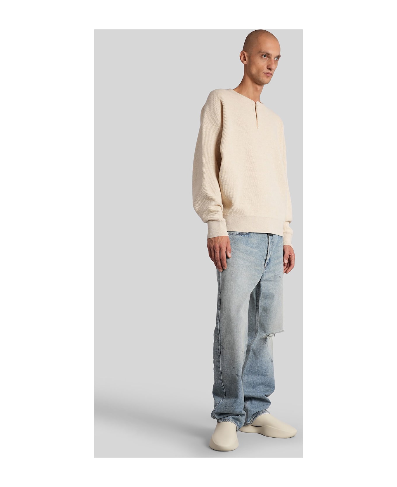 Fear of God Jeans In Cyan Cotton - cyan