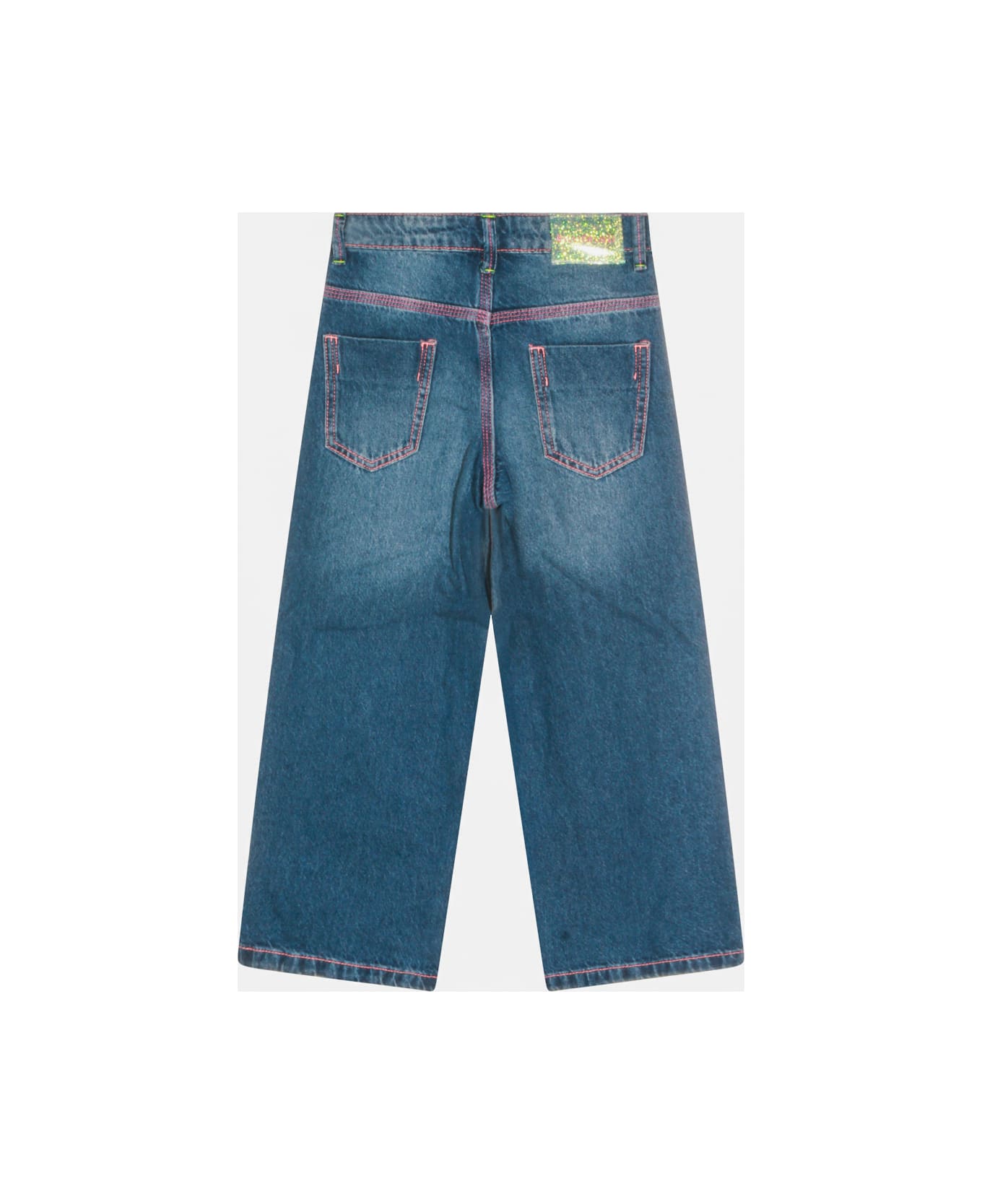 Billieblush Blue Cotton Jeans - Stone