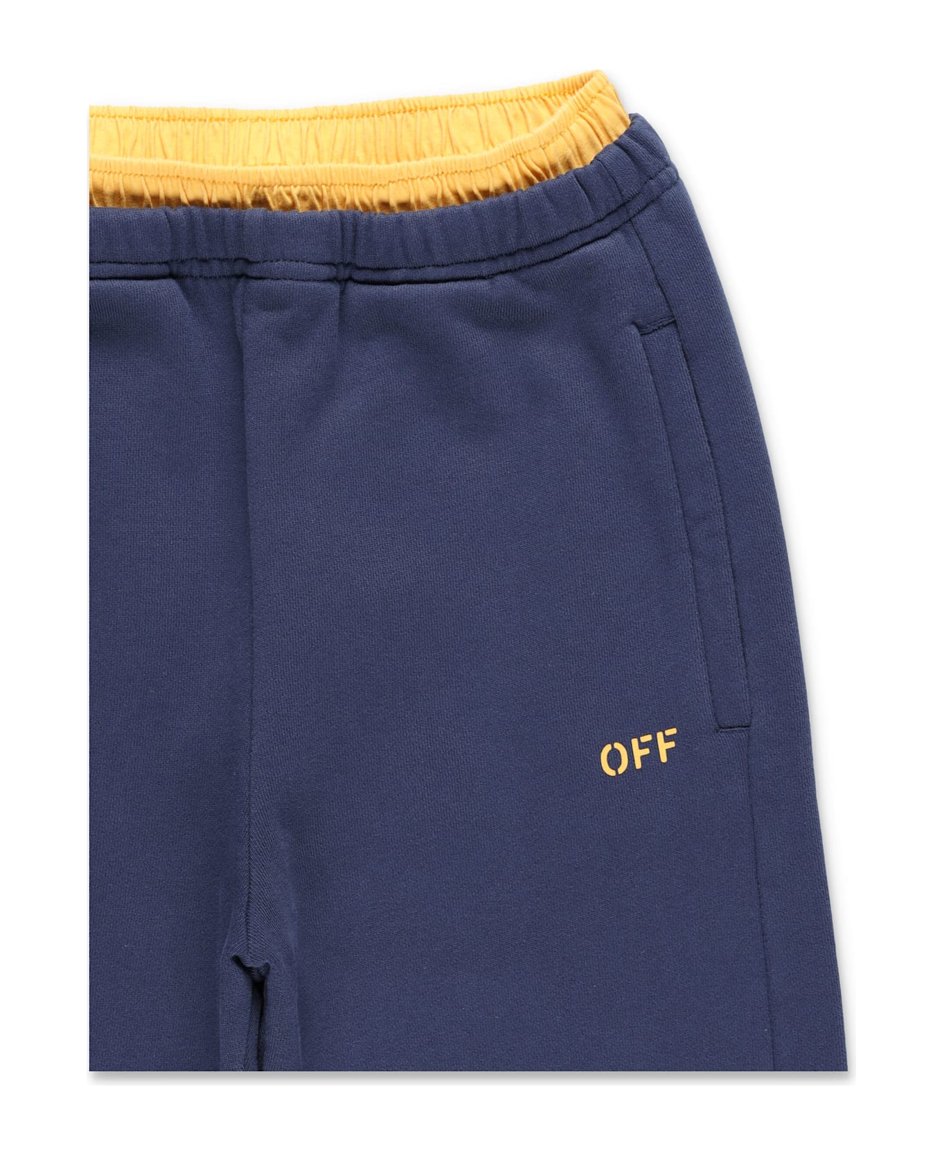 Off-White Kid - Off Stamp Sweatpants - BLUE