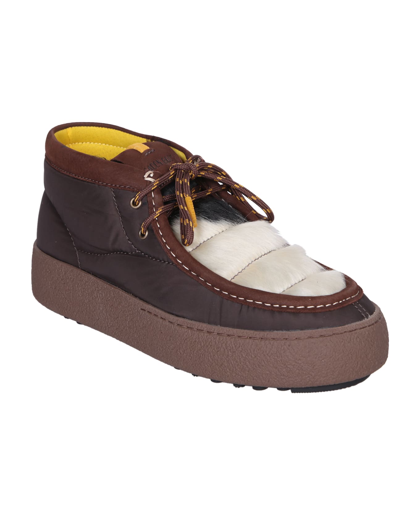 Moon Boot Mtrack Mid Pony Brown - Black