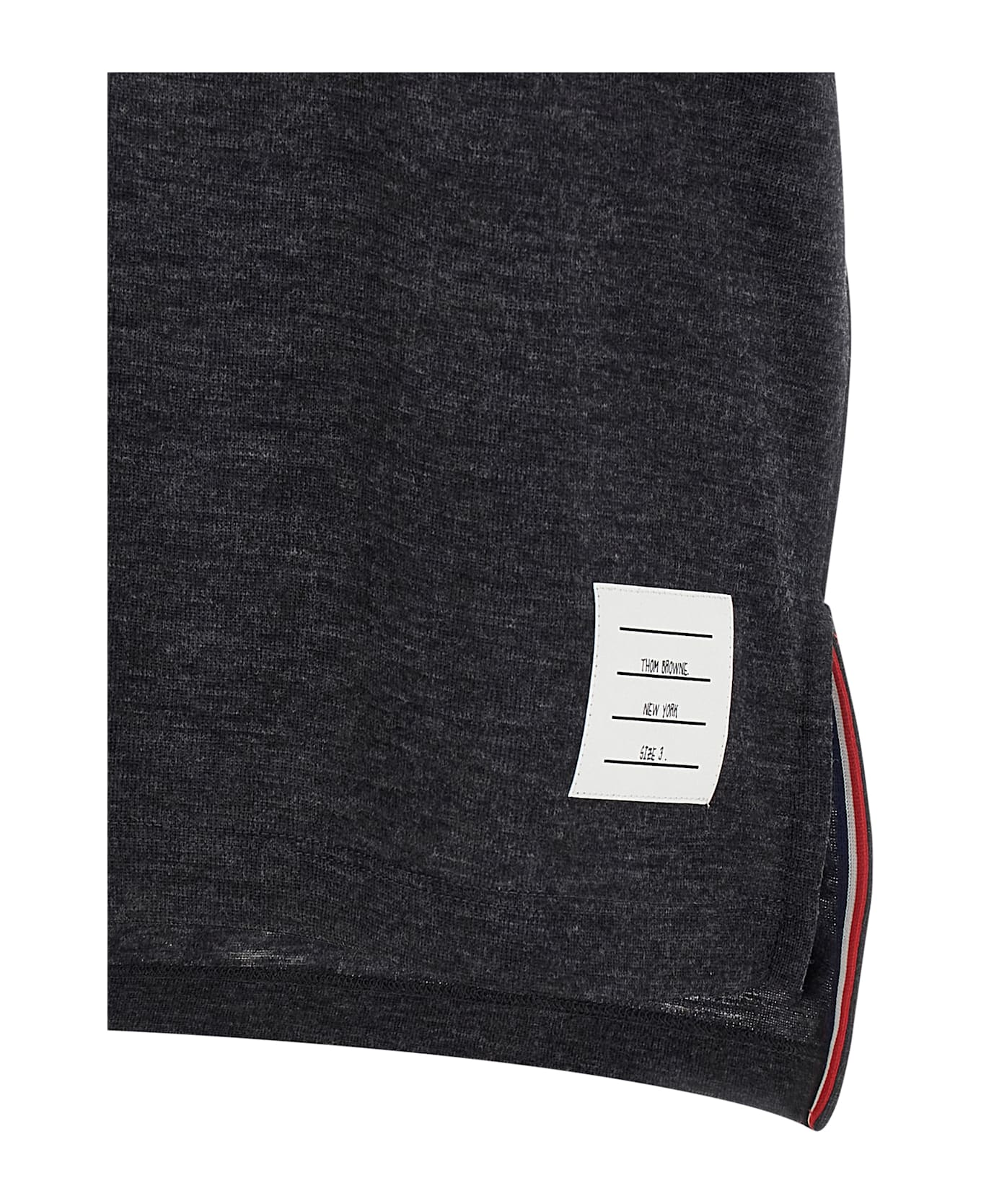 Thom Browne 
4bar
 Polo Shirt - CHARCOAL