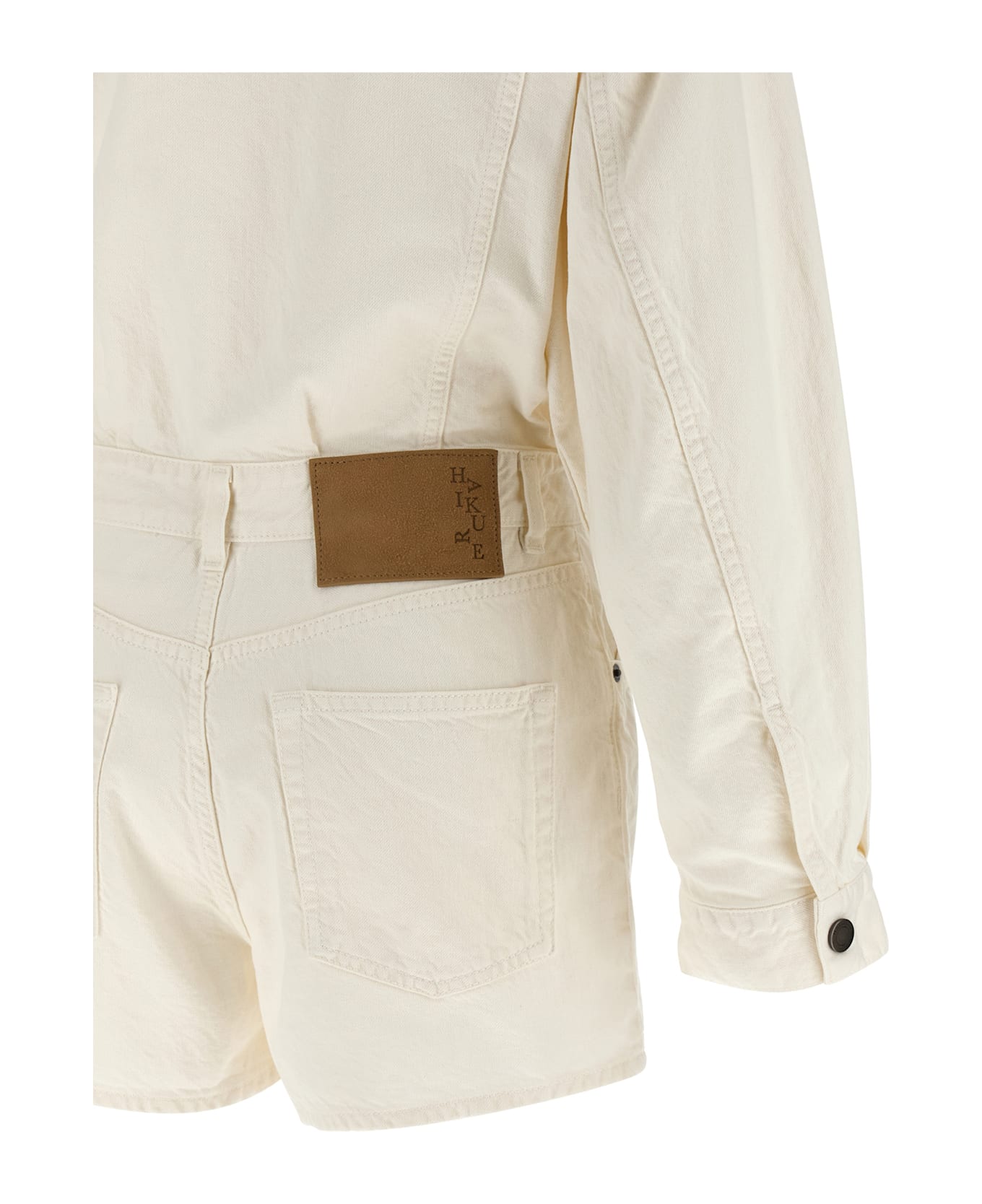 Haikure 'elle Authentic Lax' Jumpsuit - White