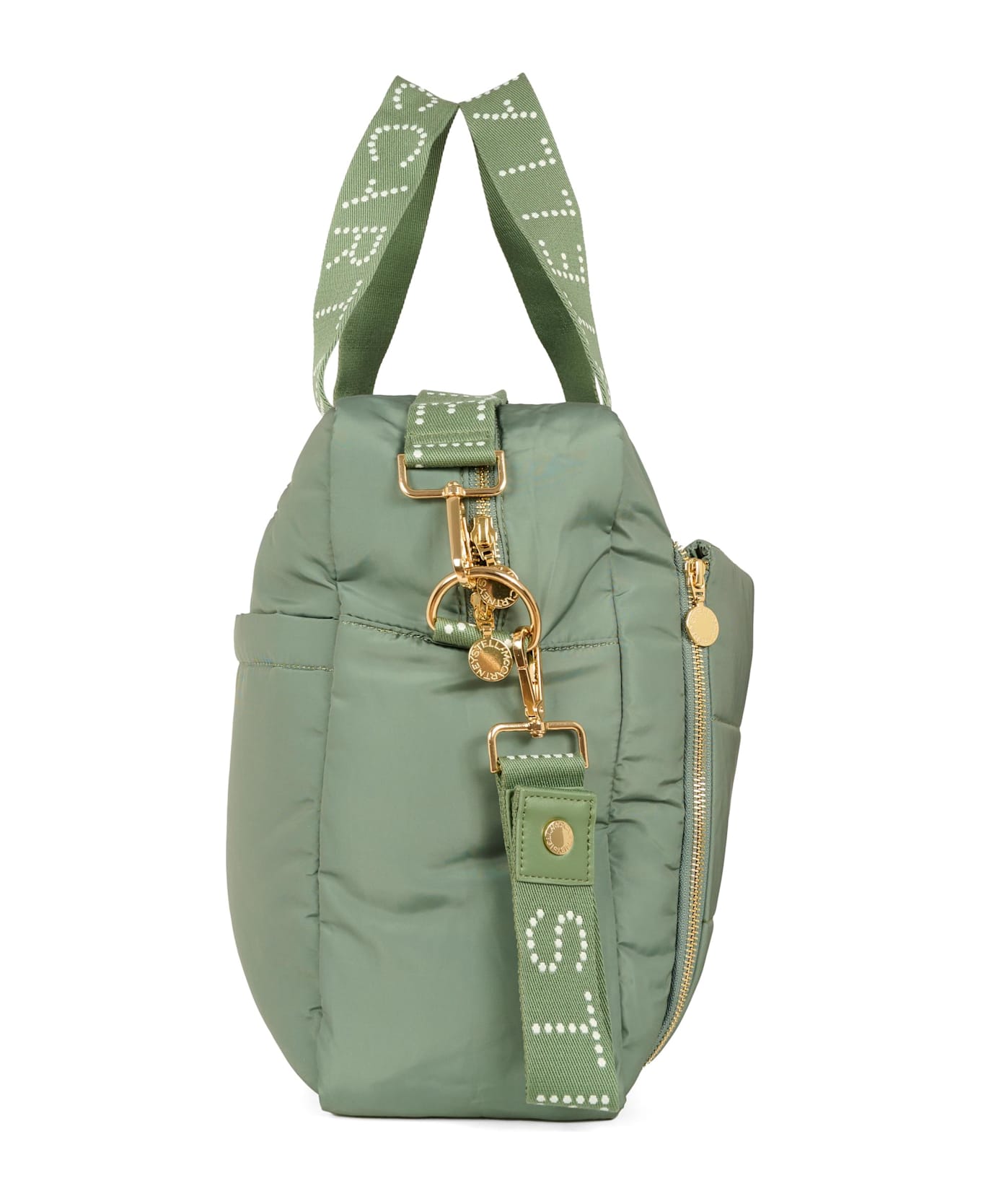 Stella McCartney Kids Green Changing Bag For Babykids With Logo - Green