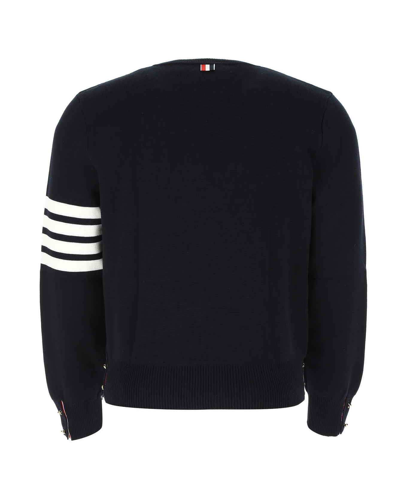Thom Browne Midnight Blue Cotton Sweater - 415