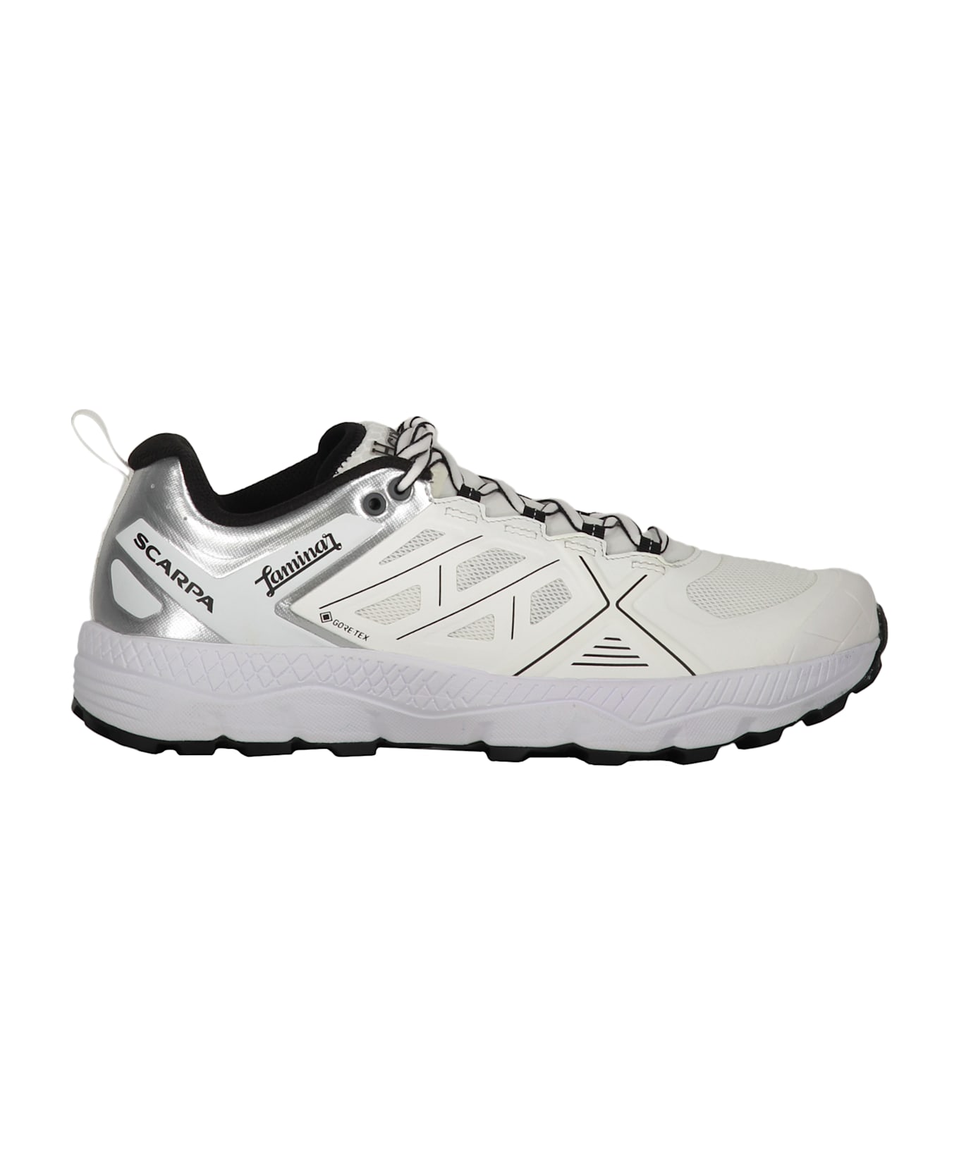Herno Laminar Contrasting Color Details Sneakers - White