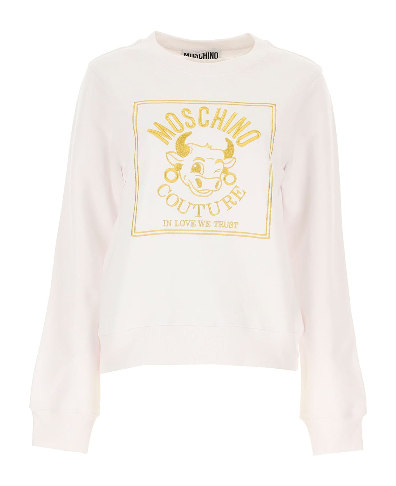 Moschino Couture Logo Sweartshirt - White