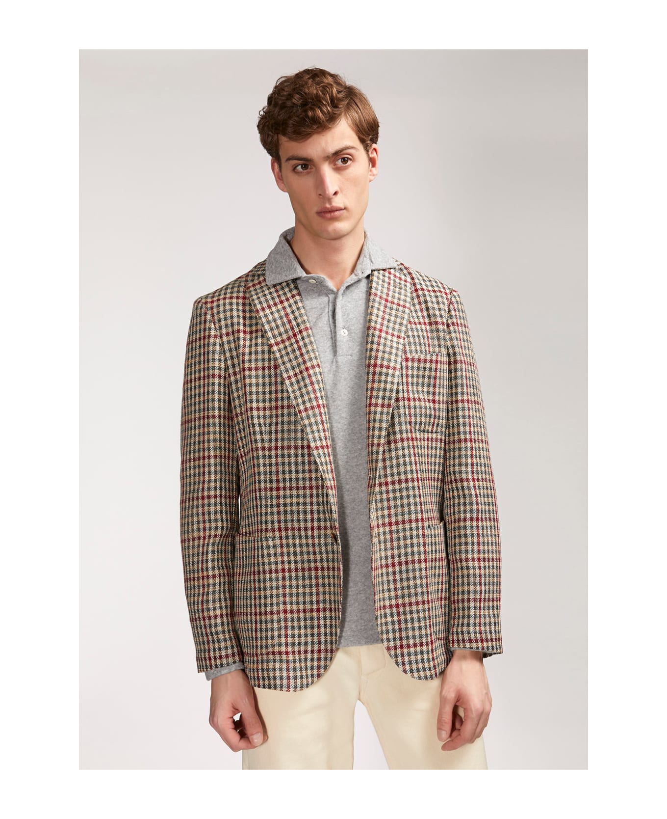 doppiaa Aanfiro Checked Jacket