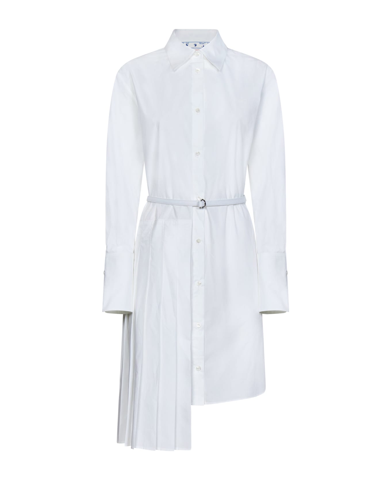Off-White Mini Dress - WHITE WHITE