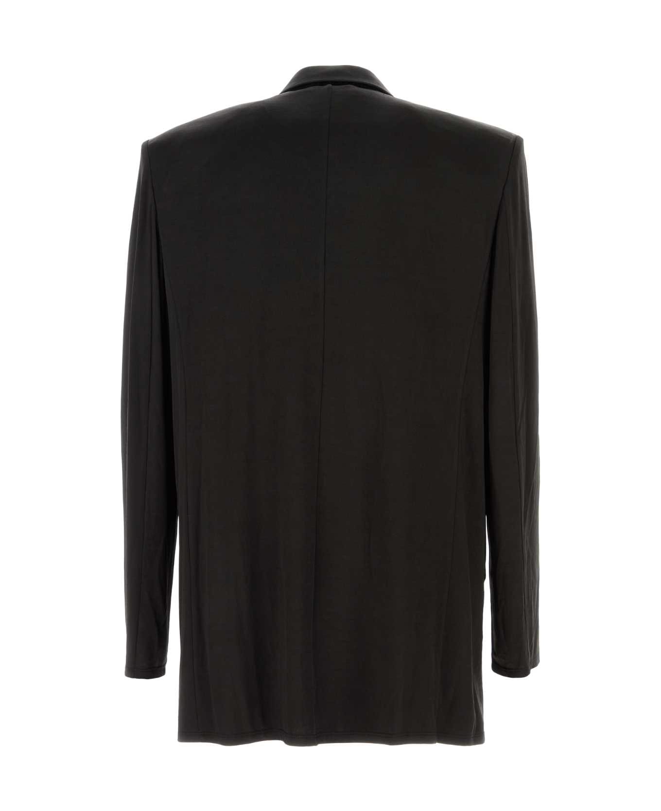 Diesel Black Stretch Acetate J-pekka Blazer - 9XX