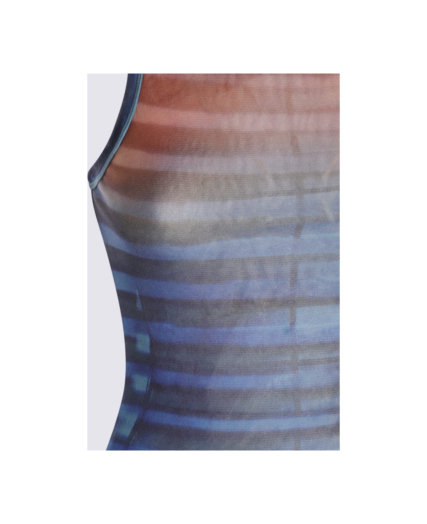 Jean Paul Gaultier Multicolor Top - LIGHTBLUE/BLUE/PEACH