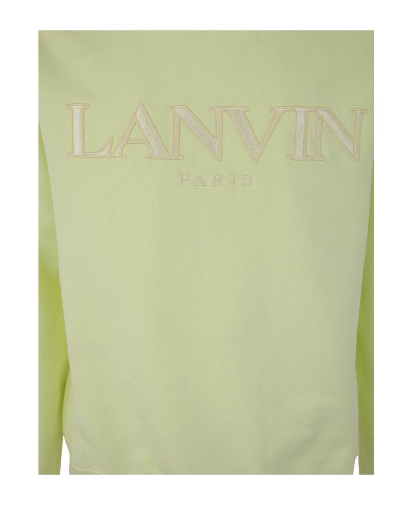 Lanvin Logo Embroidered Crewneck Sweatshirt フリース