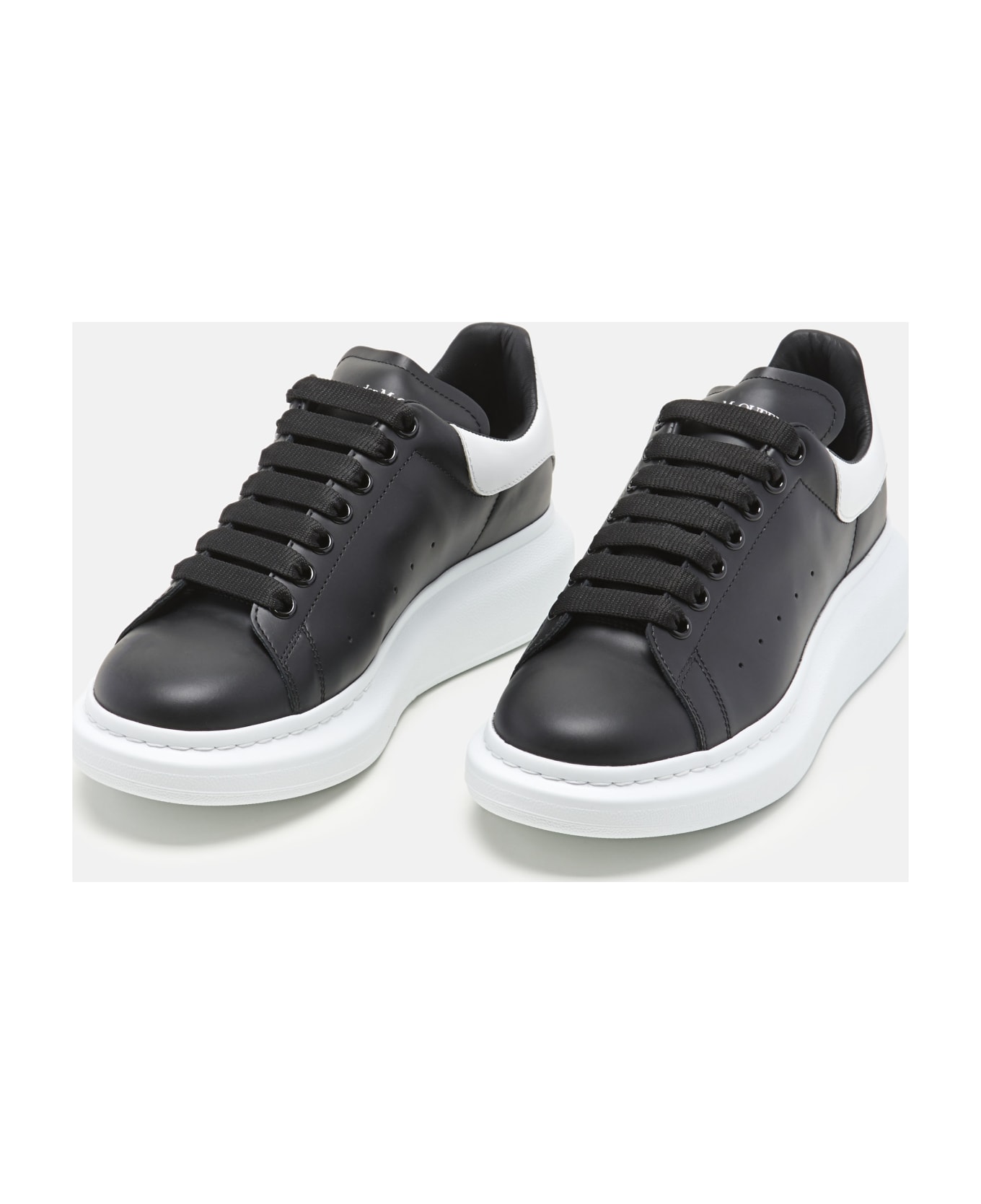 Alexander McQueen Sneakers Larry Oversized In Pelle - Black