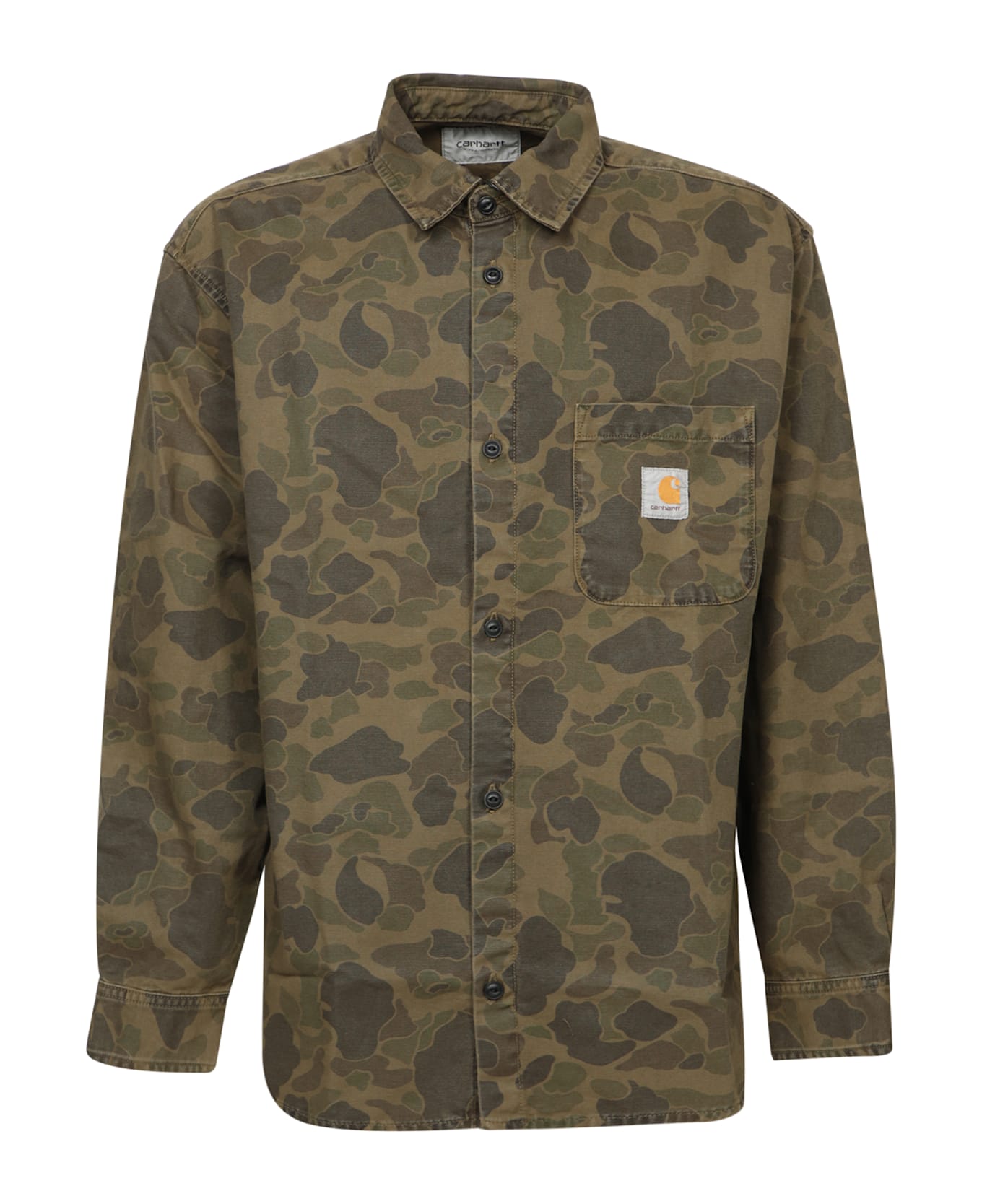 Carhartt Printed Denim L/s Duck Shirt - CAMO
