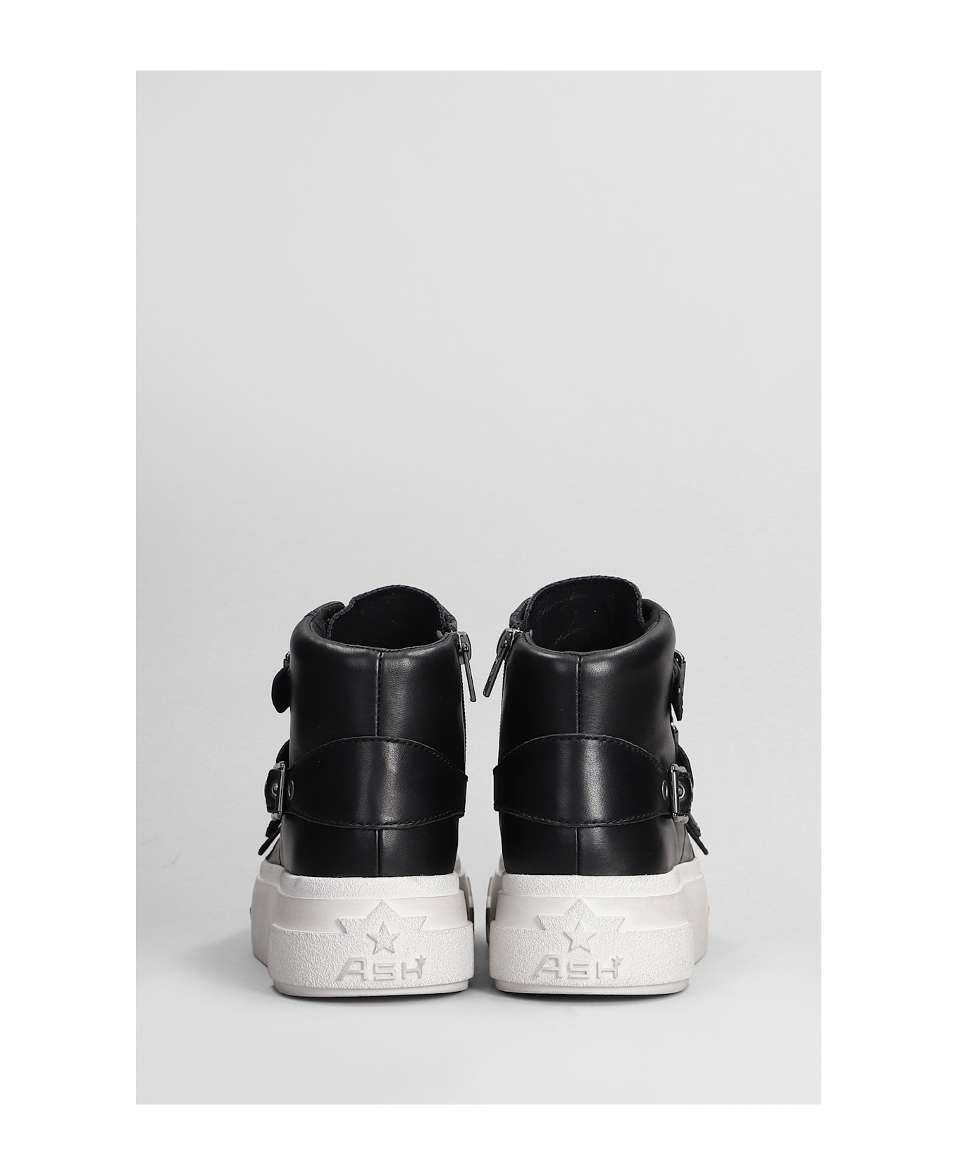 Ash Starmoon Sneakers In Black Leather - black