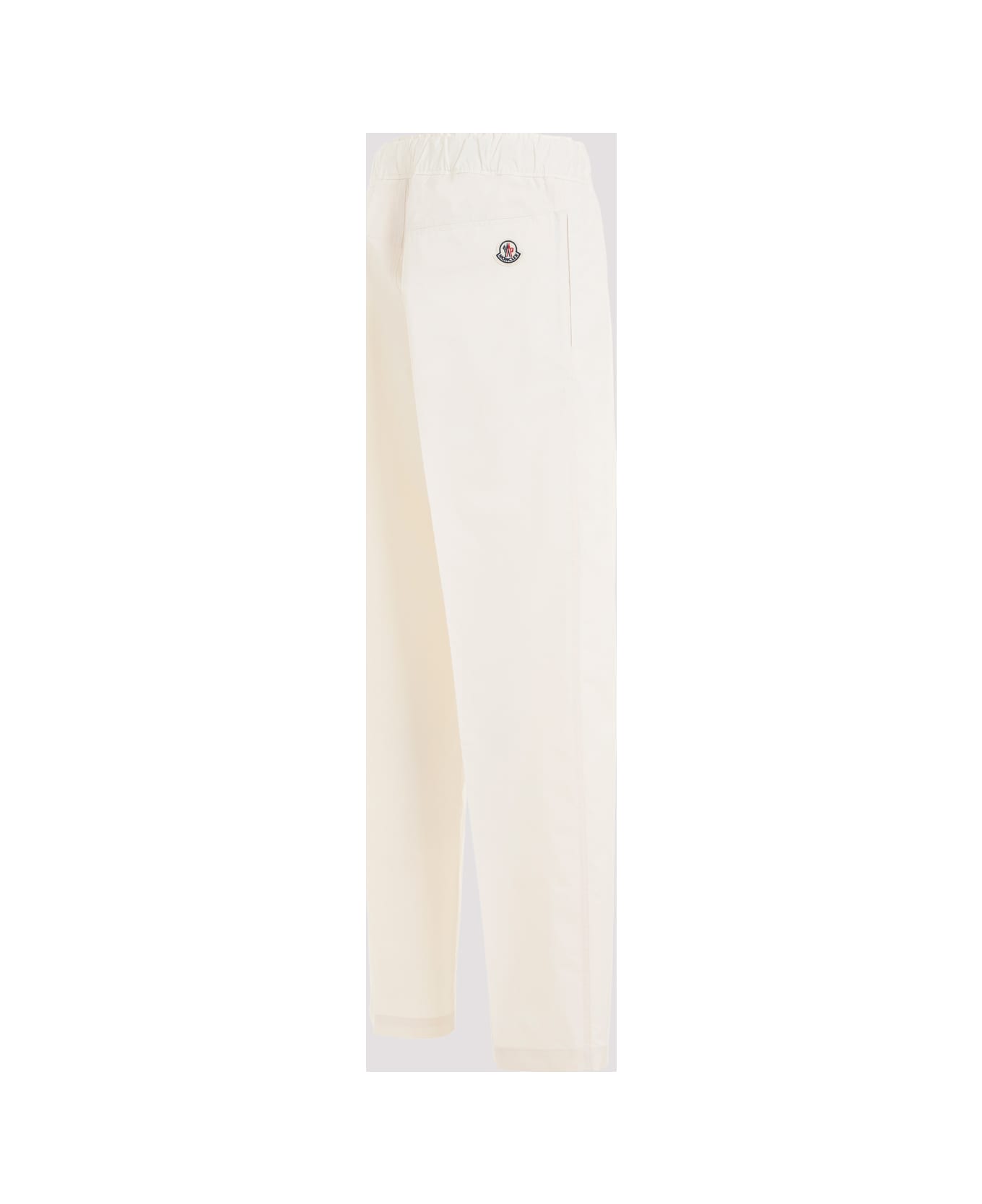 Moncler Cotton Track Pants - Ivory