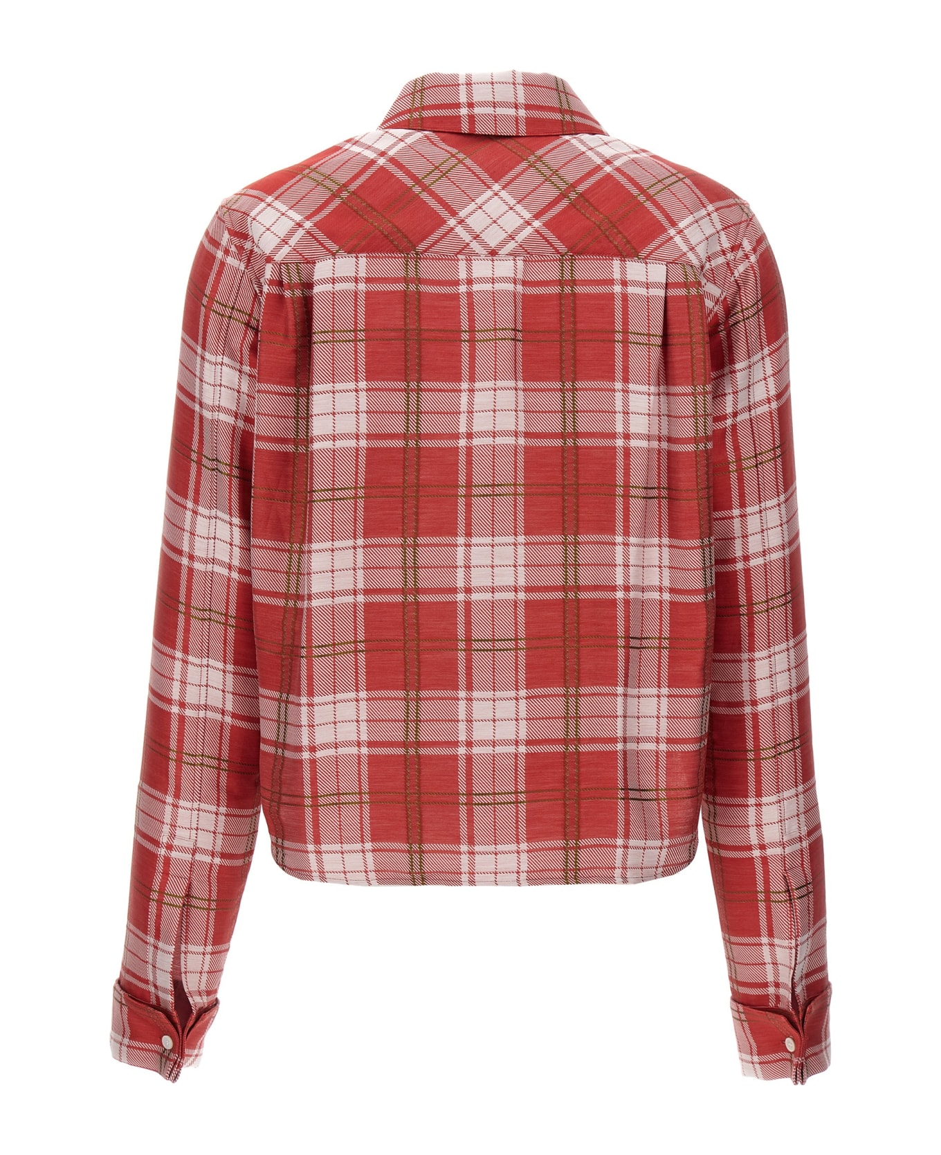 Loewe Check Shirt - Red