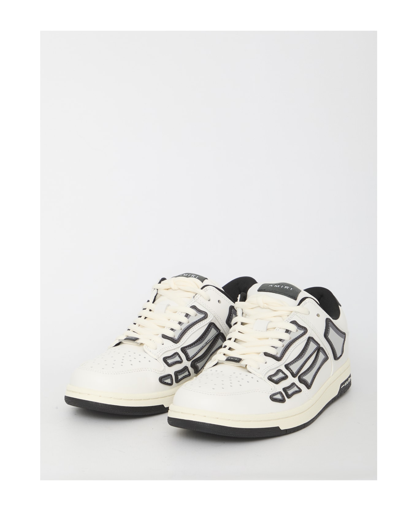 AMIRI Chunky Skel Top Low Sneakers - WHITE