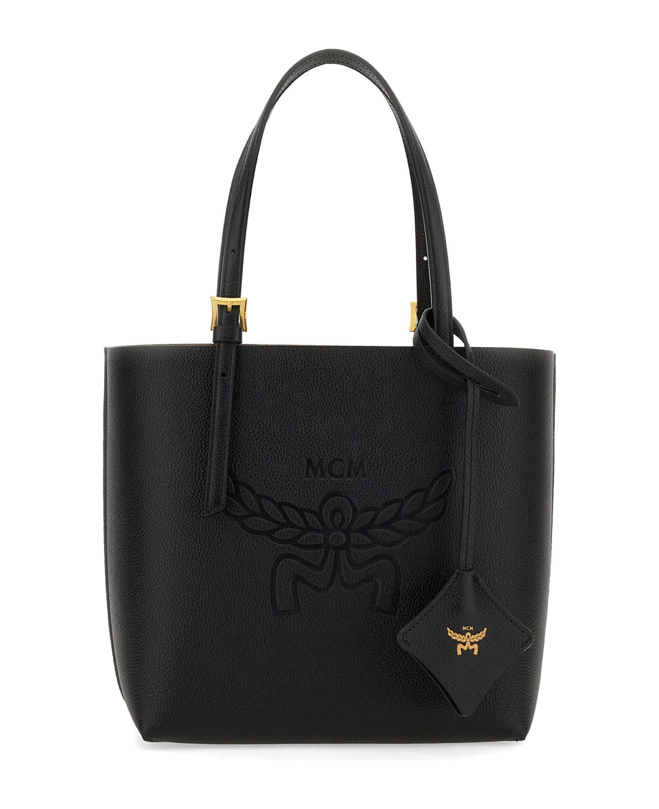 MCM Mini 'himmel' Shopping Bag - BLACK