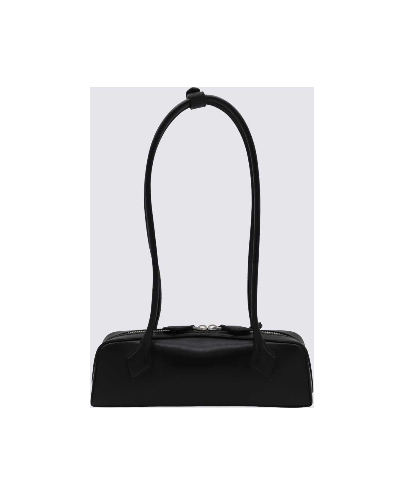 Alaia Black Leather Tackel Small Shoulder Bag - Black