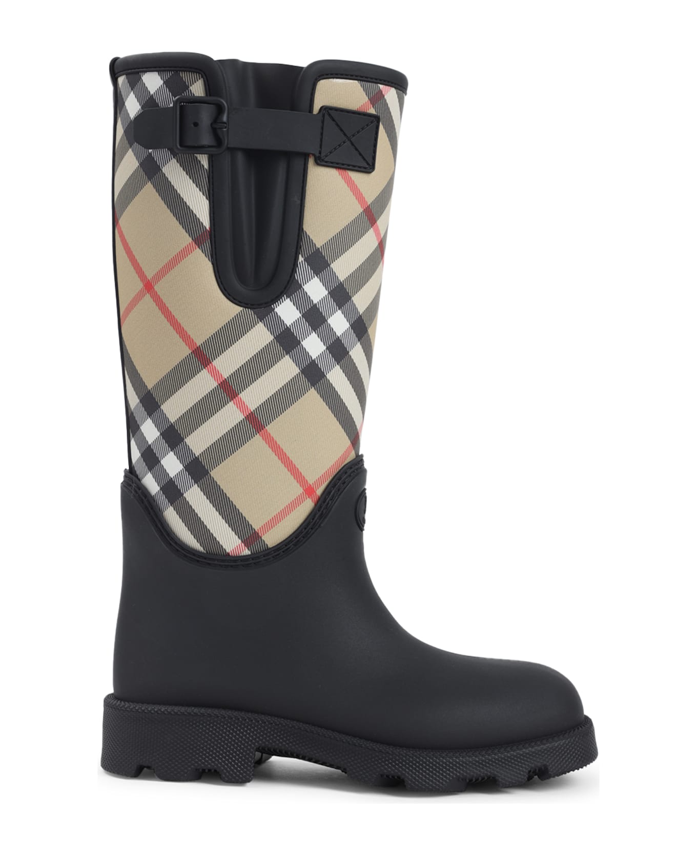 Burberry Marsh Stamp High Boots - Black