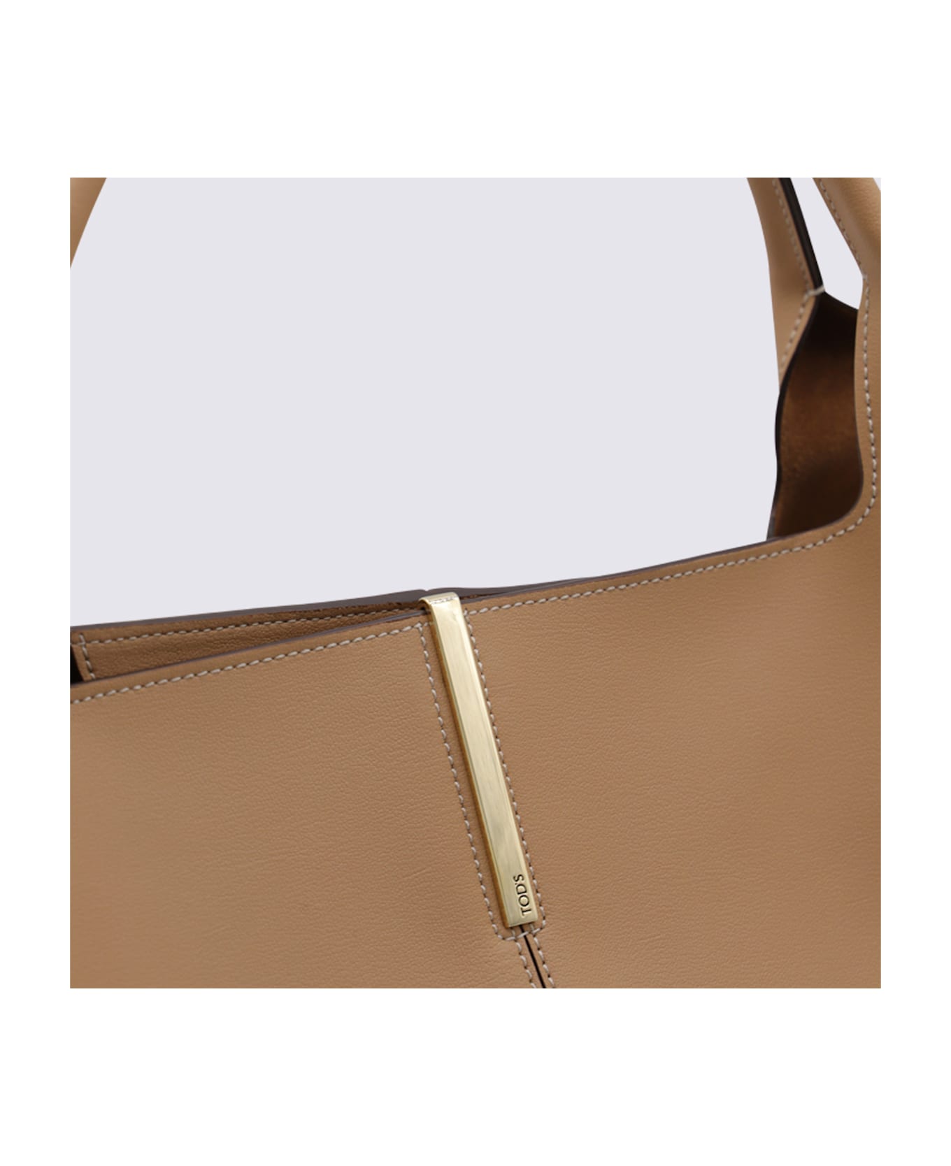 Tod
s Camel Leather Top Handle Bag - Camel