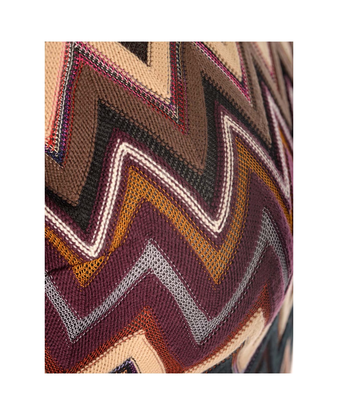 Missoni Wool Jersey Midi Dress - MULTI BROWN SHAD