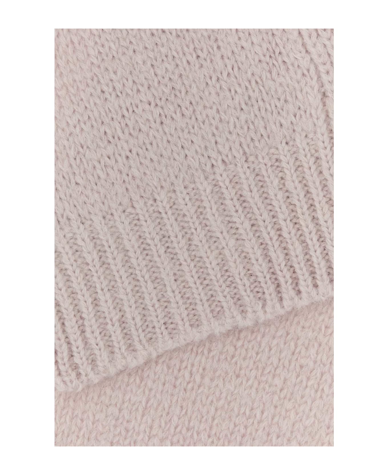 Jil Sander Pastel Pink Mohair Blend Scarf - TWILIGHT