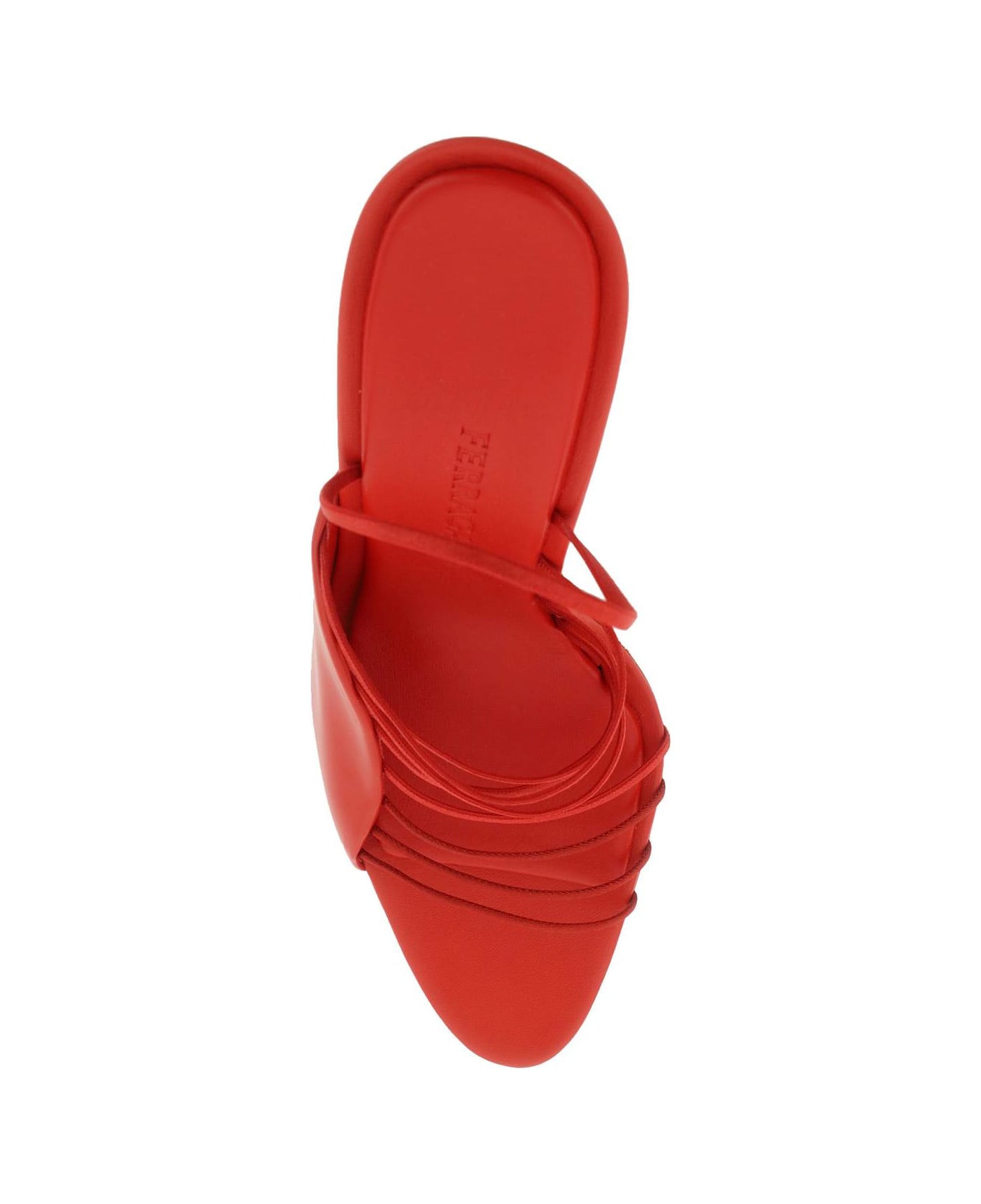 Ferragamo Sandals With Ultra-fine Mini Straps - FLAMERED