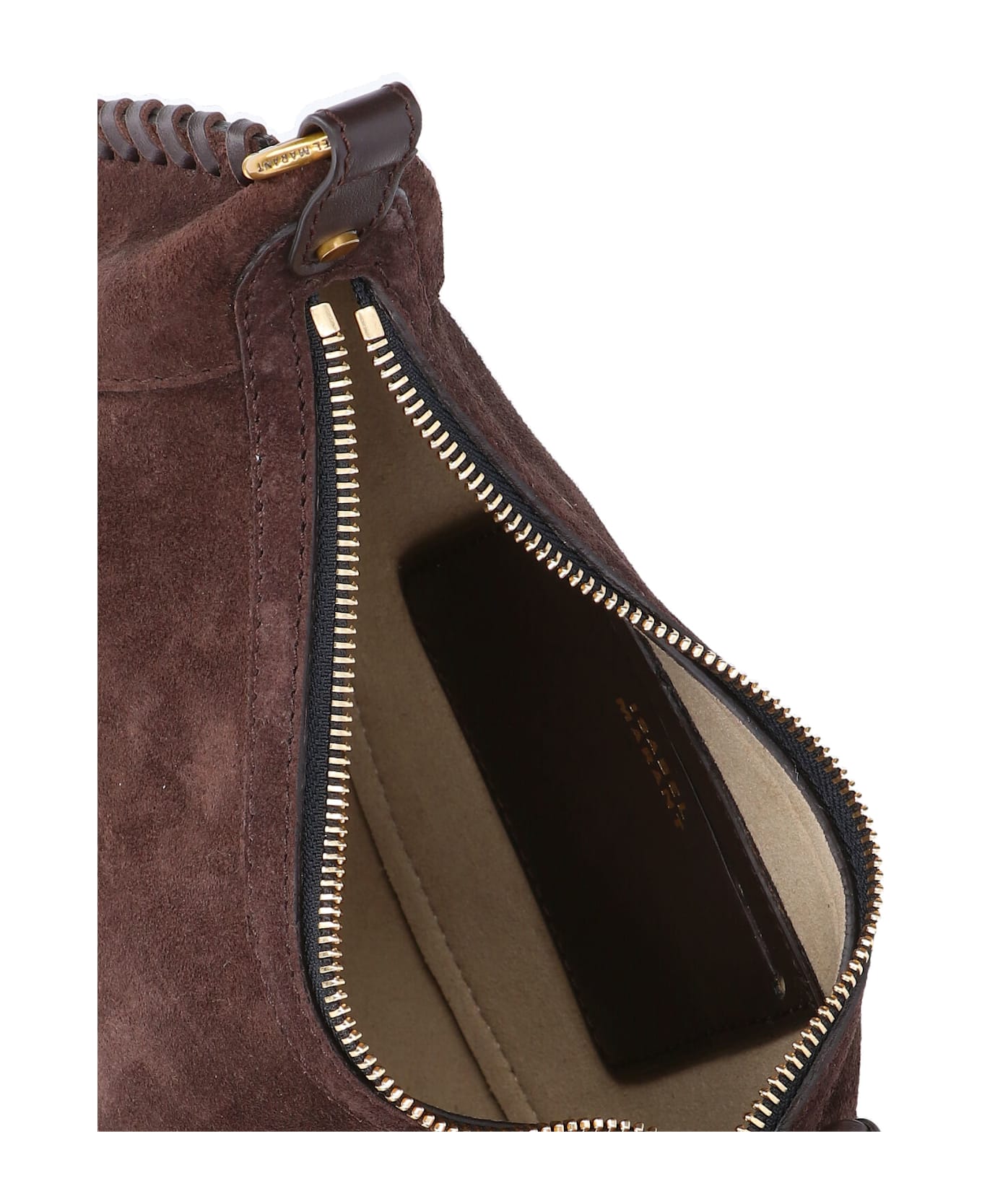 Isabel Marant 
oskan Moon
 Small Shoulder Bag - Brown