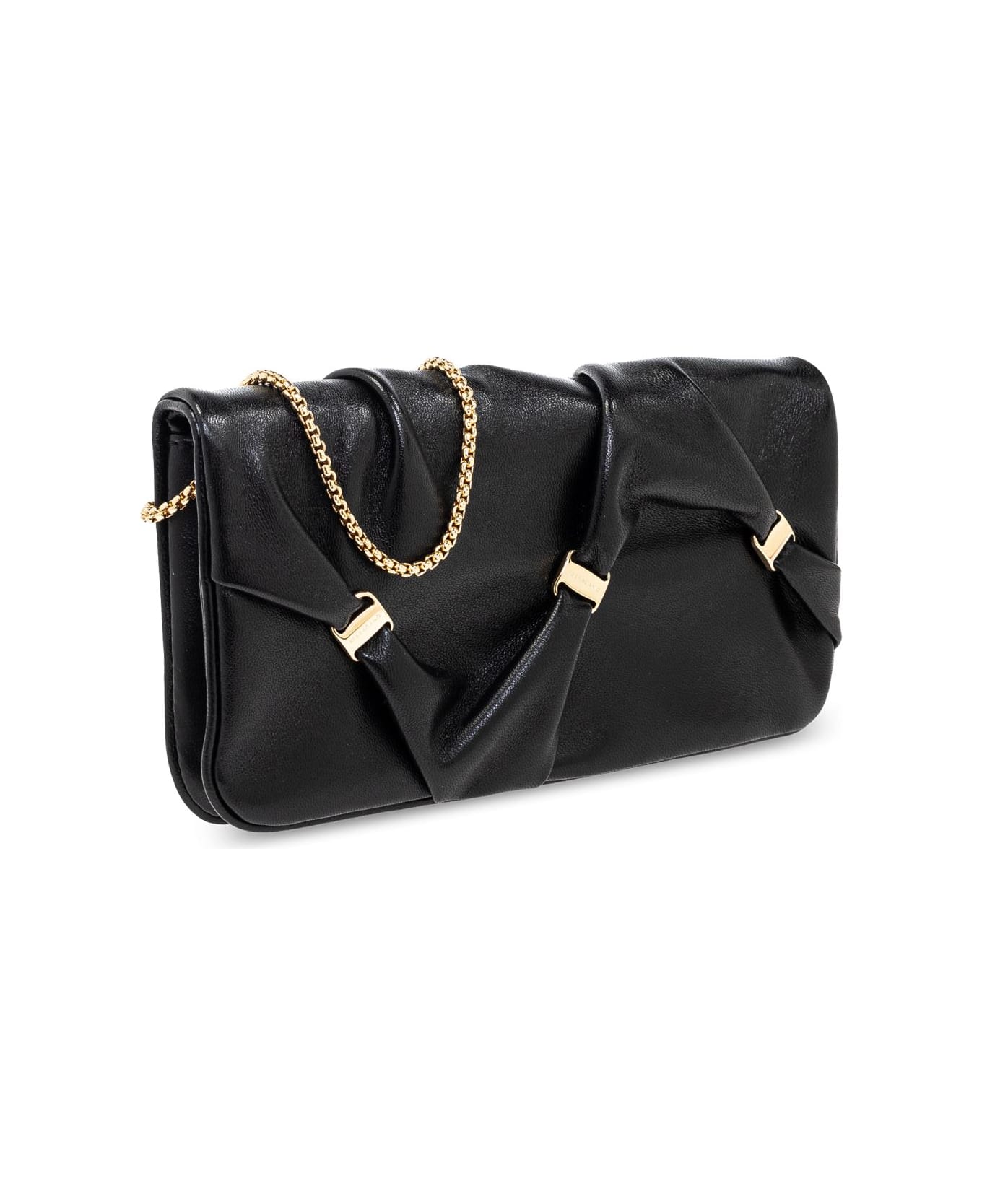 Ferragamo Wallet On A Chain - Black