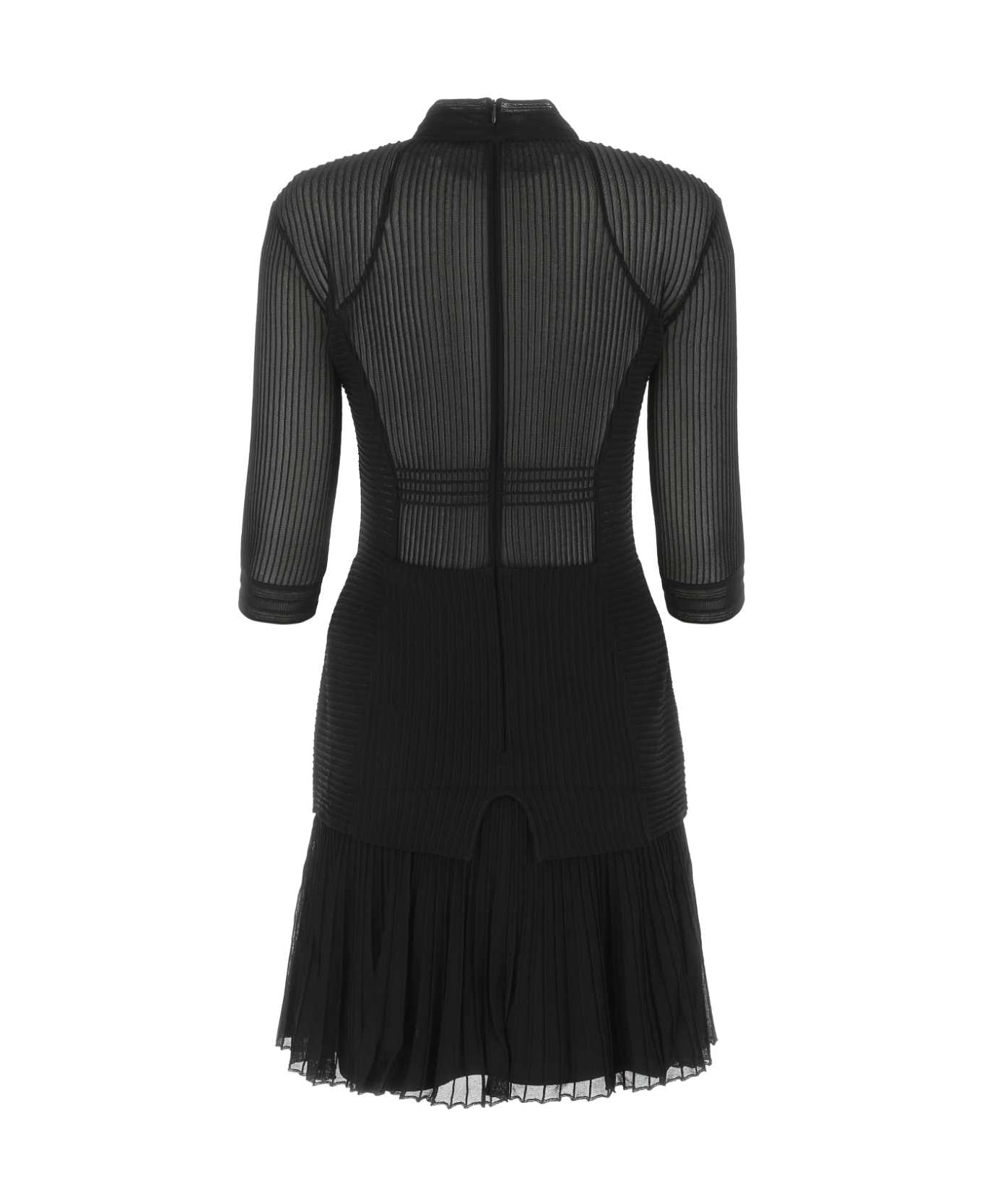 Givenchy Black Stretch Viscose Blend Mini Dress - 001