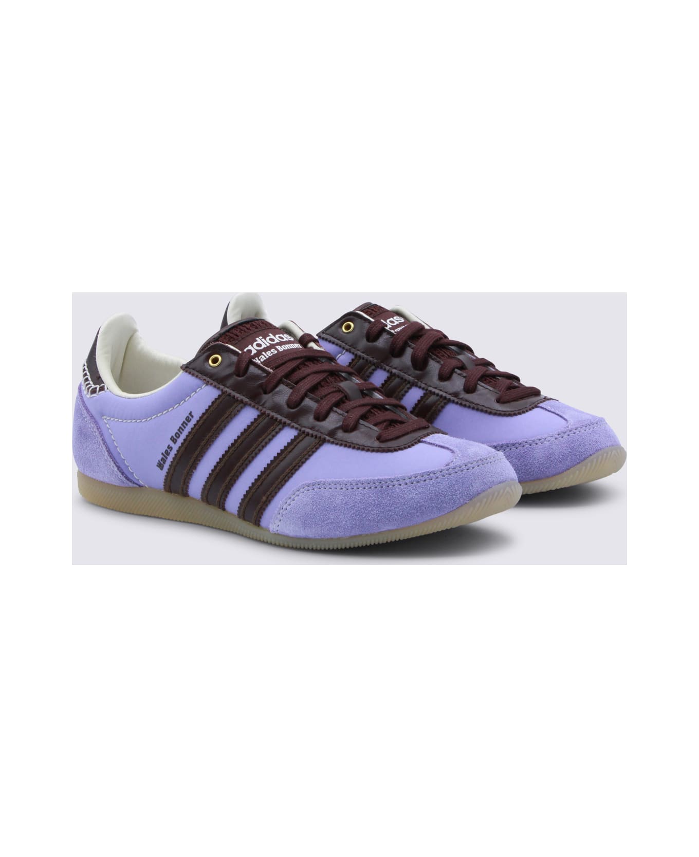 Adidas Originals by Wales Bonner Lilac And Brown Wb Japan Sneakers