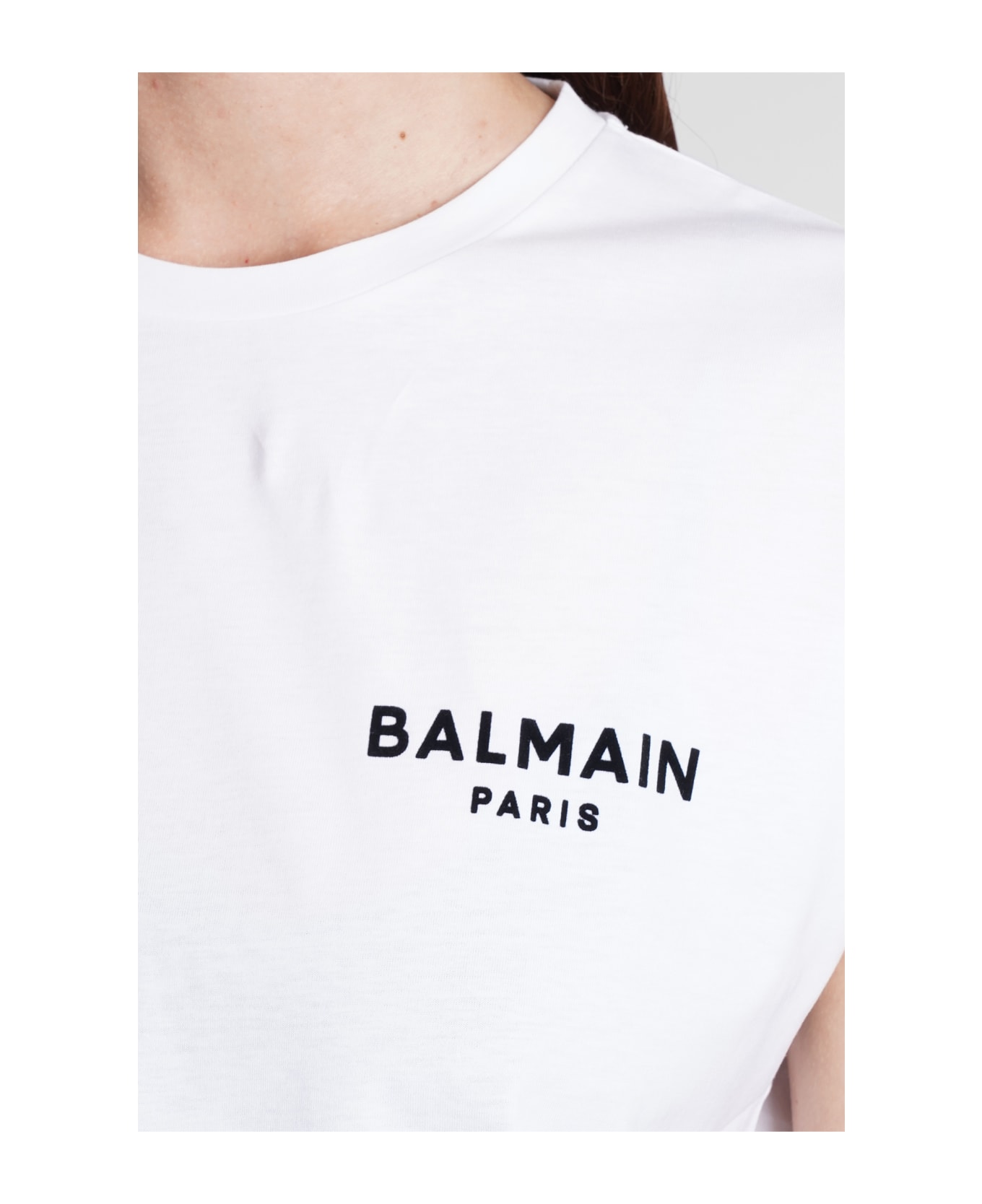 Balmain T-shirt In White Cotton - white
