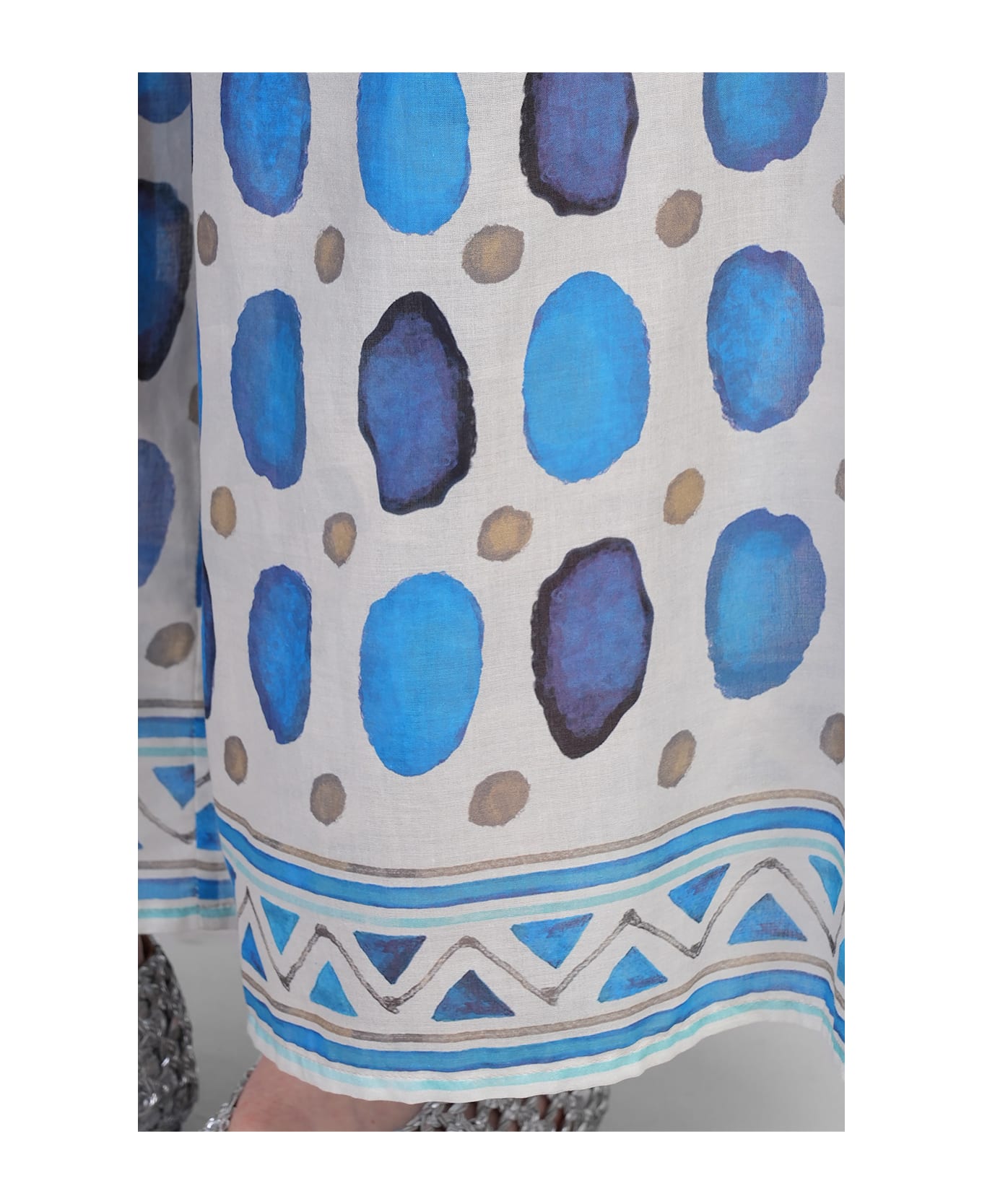 Holy Caftan Pan Pants In Grey Cotton - grey