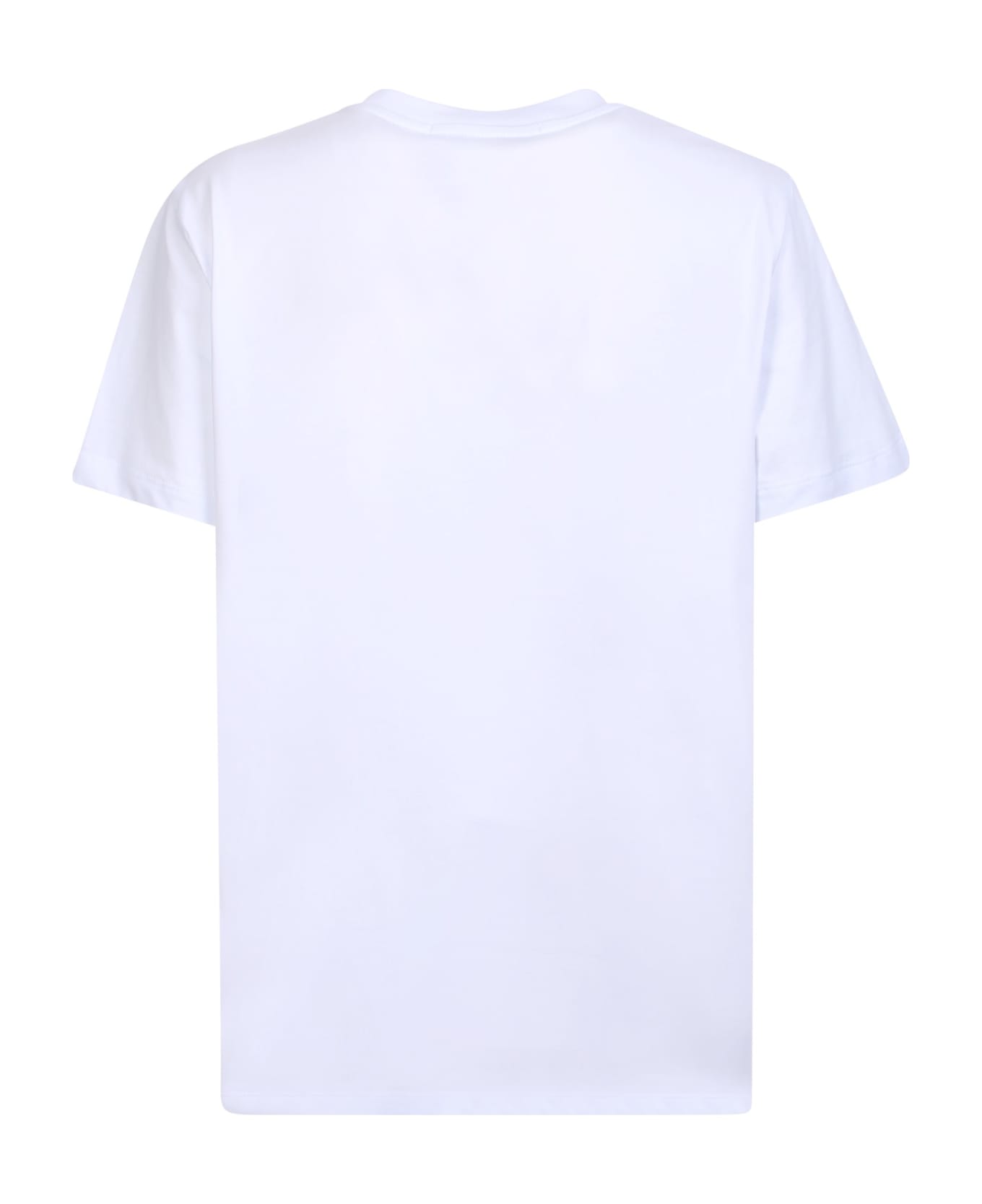 MSGM Bold Logo White And Black T-shirt - White Tシャツ