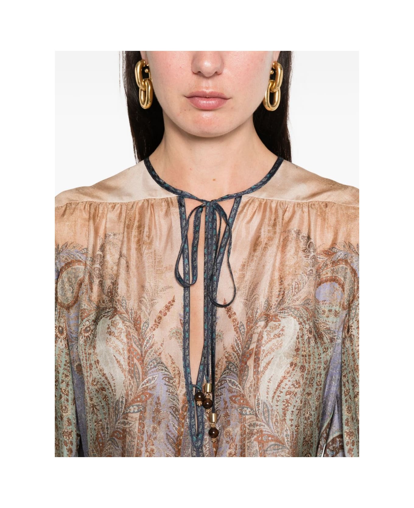 Zimmermann Wanderlust Silk Tunic - MULTICOLOUR
