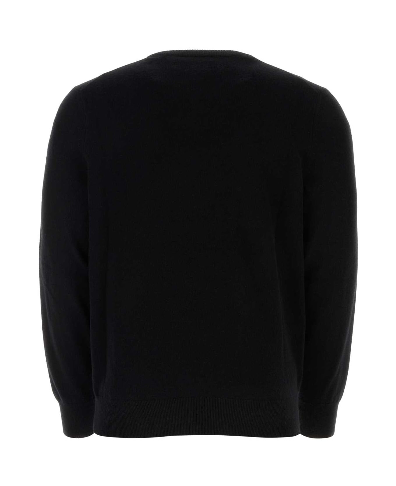 Alexander McQueen Black Cashmere Blend Sweater - BLACKIVORY
