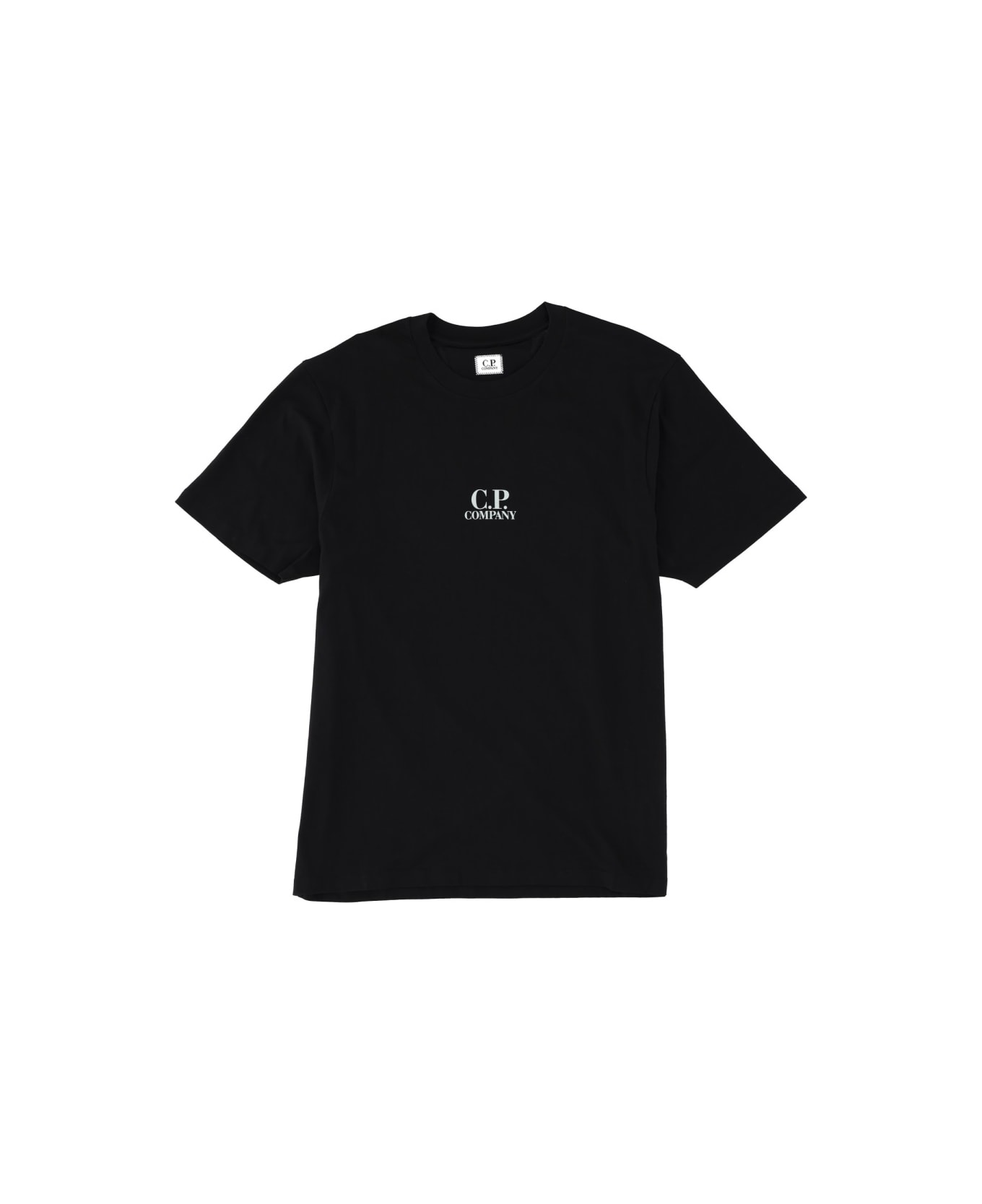 C.P. Company T-shirt With Logo - BLACK