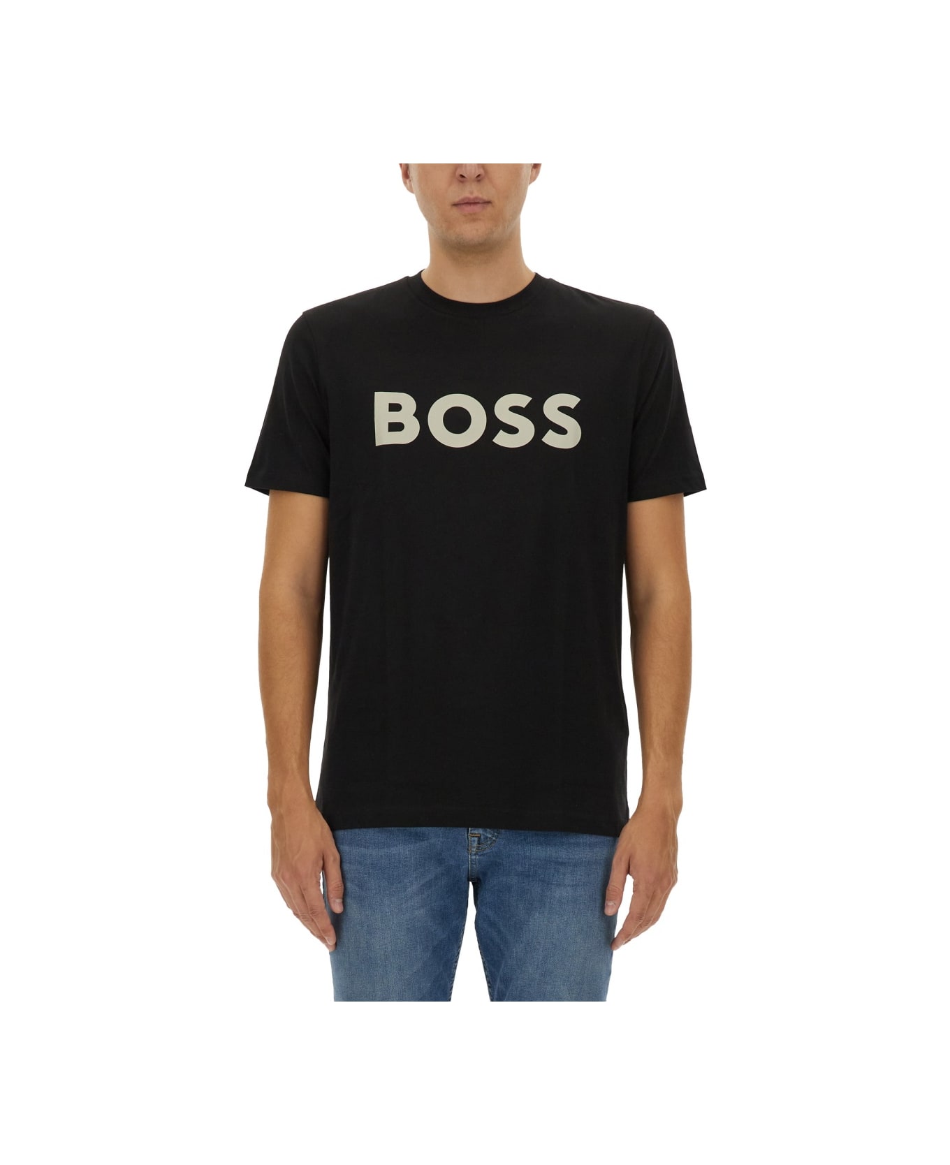 Hugo Boss 
thinking 1
 T-shirt - BLACK