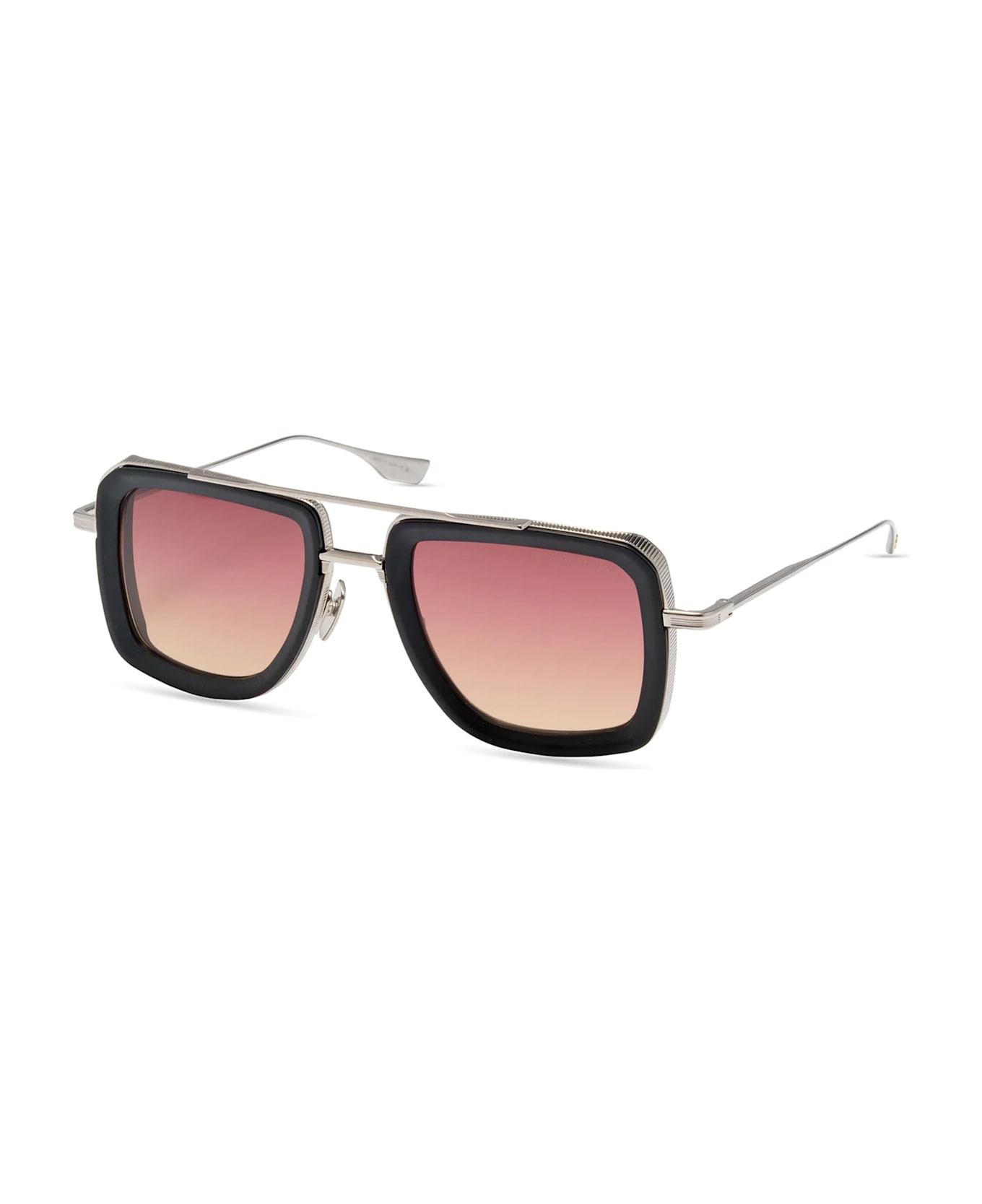 Dita Dubsignal - Raw Titanium / Matte Black Sunglasses - black/silver