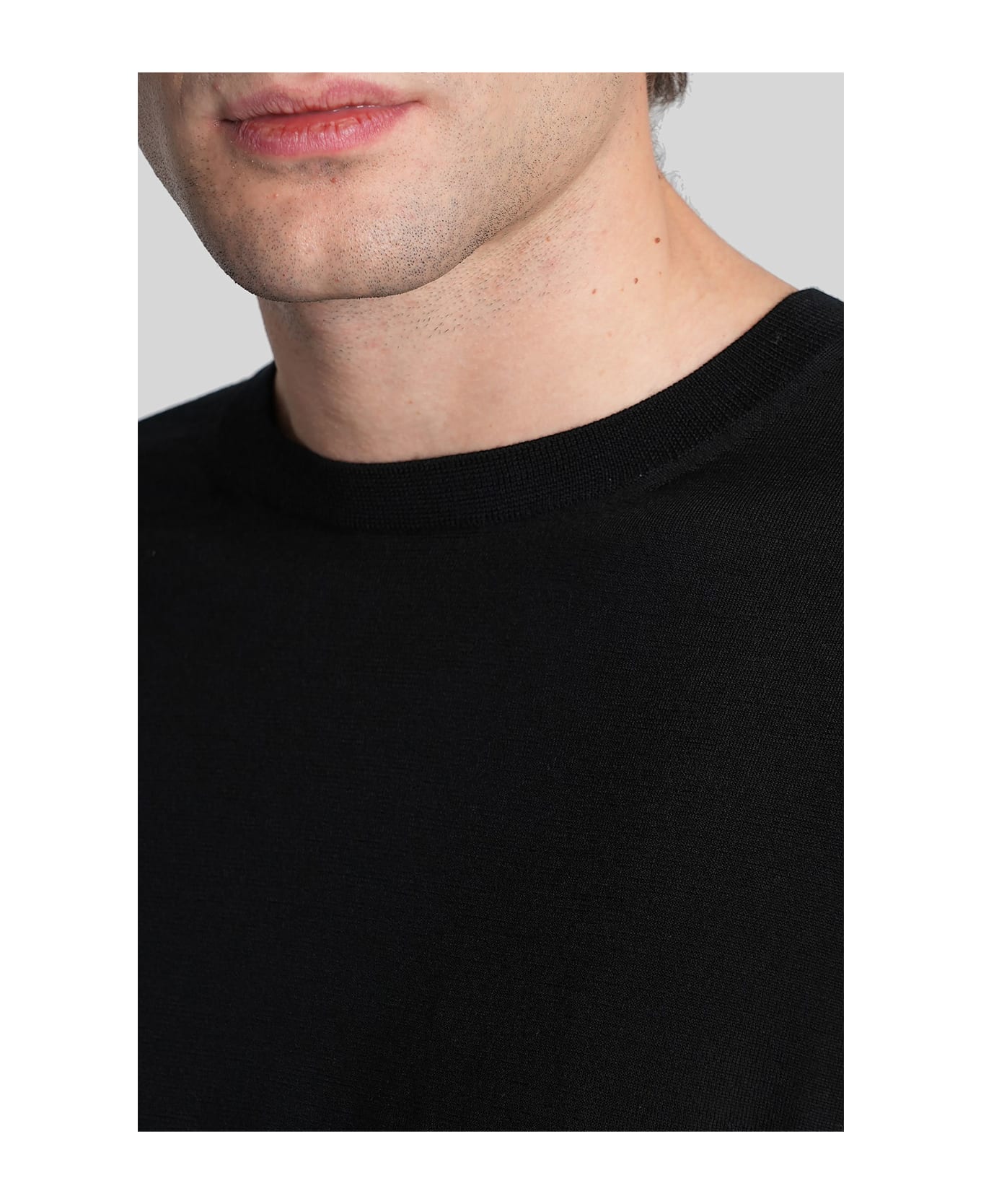 Zegna Knitwear In Black Wool - black