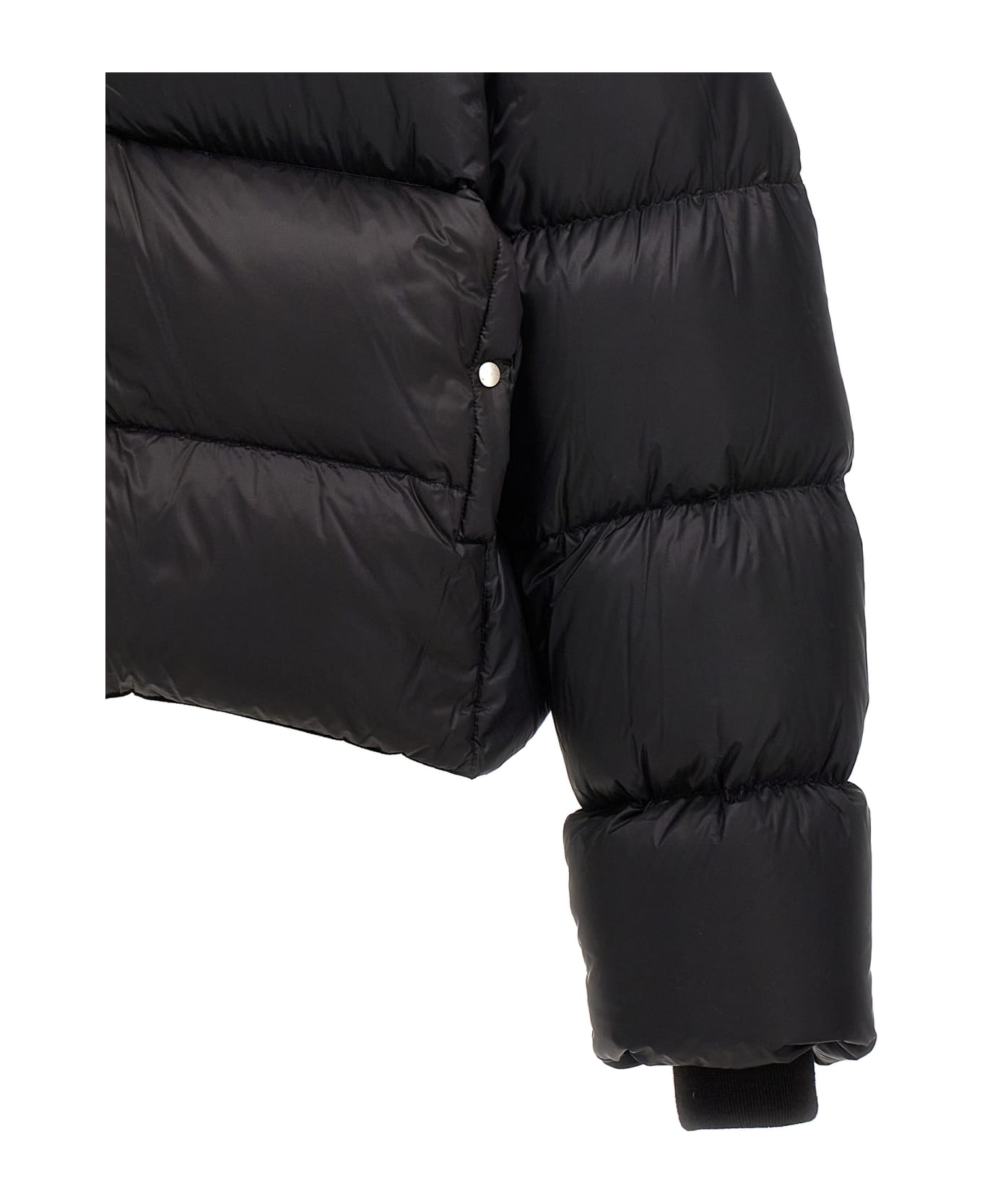 Rick Owens 'turtle' Down Jacket - Black