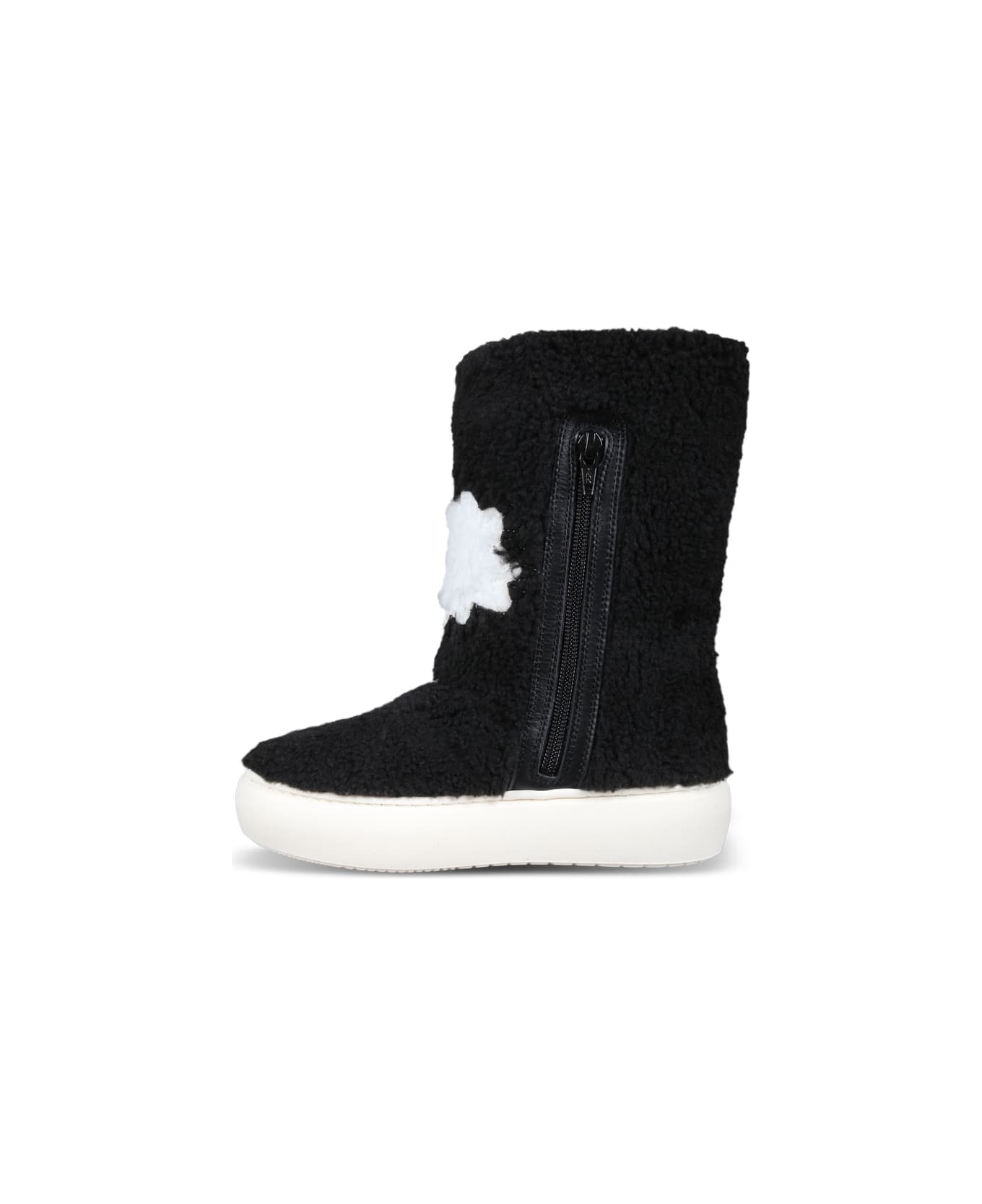 Marni Black Boots For Girl With Stars - Black