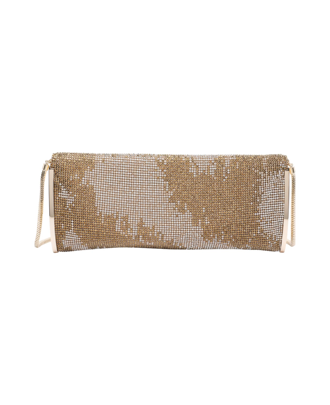 Benedetta Bruzziches Kate Crystals Crossbody Bag - Golden